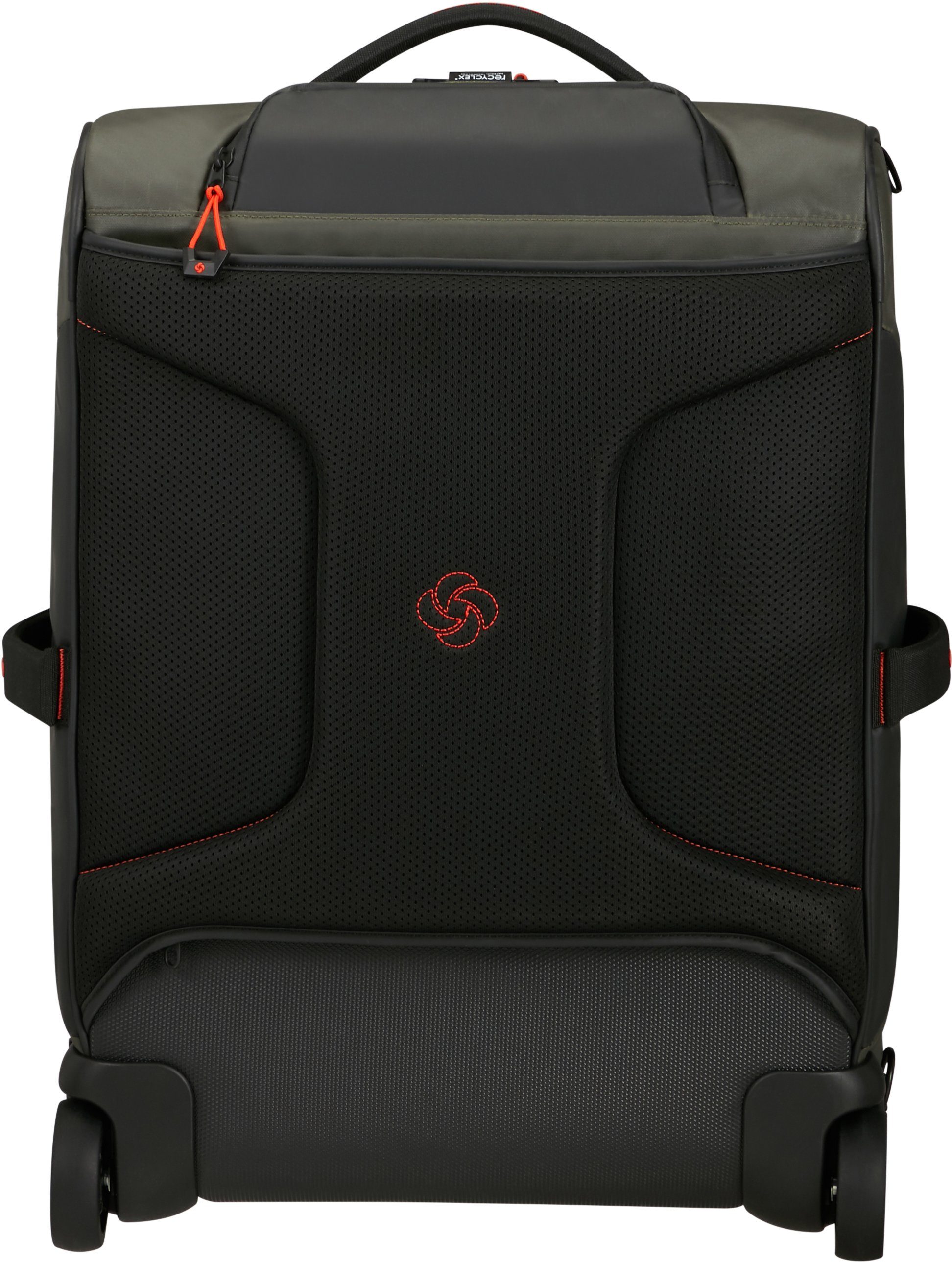 Samsonite Reisetasche Ecodiver, mit Trolley- aus Material teilweise Rucksackfunktion; und grau recyceltem