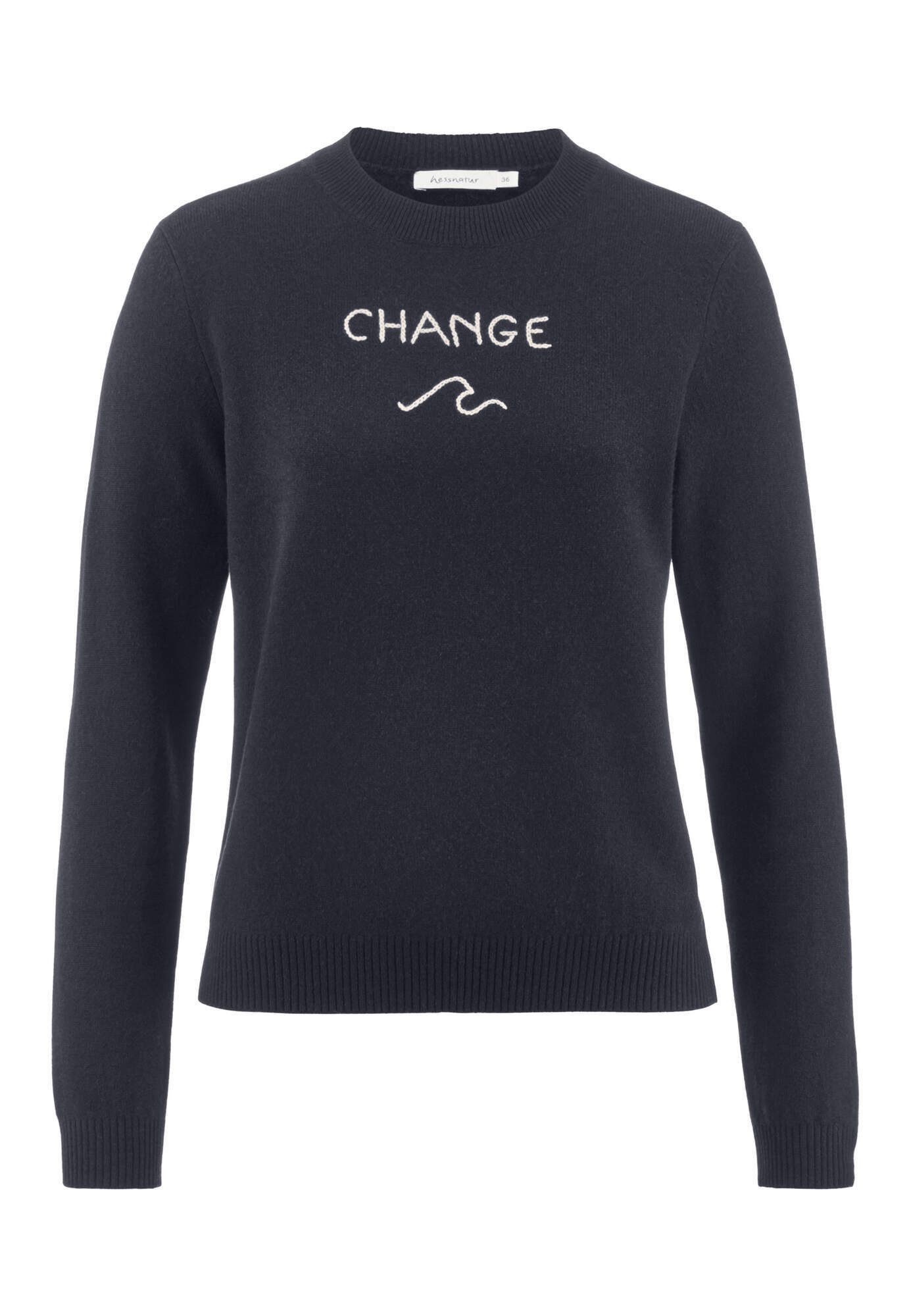 Hessnatur Strickpullover aus Bio-Merinowolle mit Kaschmir (1-tlg)