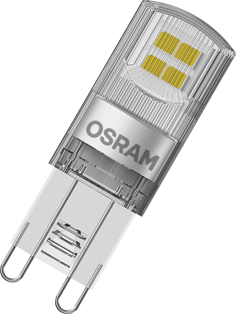 Osram LED Einbauleuchte Osram LED Stiftsockellampe G9 1,9 W warmweiß, Nicht dimmbar