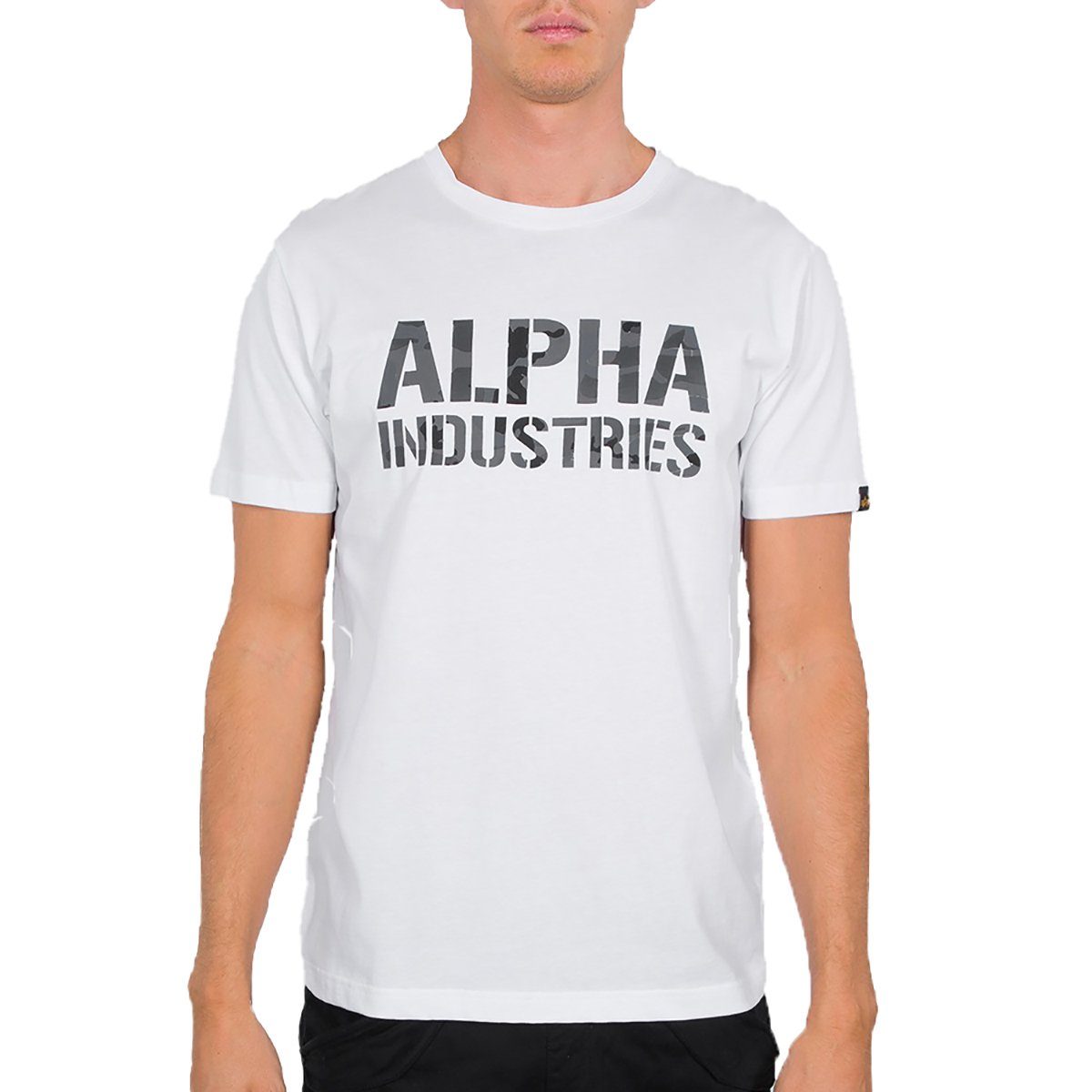 Herren Shirts Alpha Industries T-Shirt Camo Print T (1-tlg)