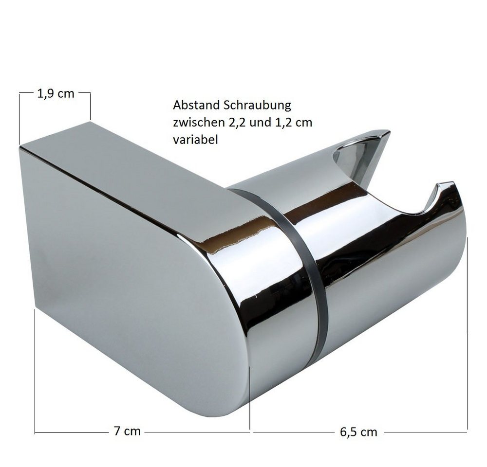 Thumbnail - Sanixa Handbrause Brausehalter Duschbrause Dusch-Kopf Duschset Brauseset, (3-tlg., Handdusche Brausekopf mit Wandhalter)...