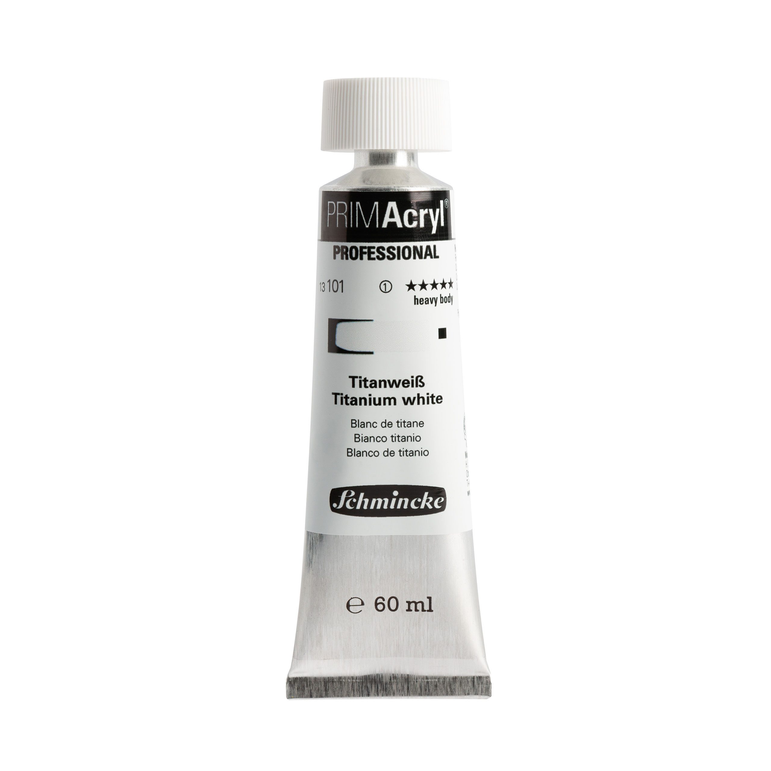 Schmincke Acrylfarbe 60ml PRIMAcryl Titanweiss Acryl 13 101 011