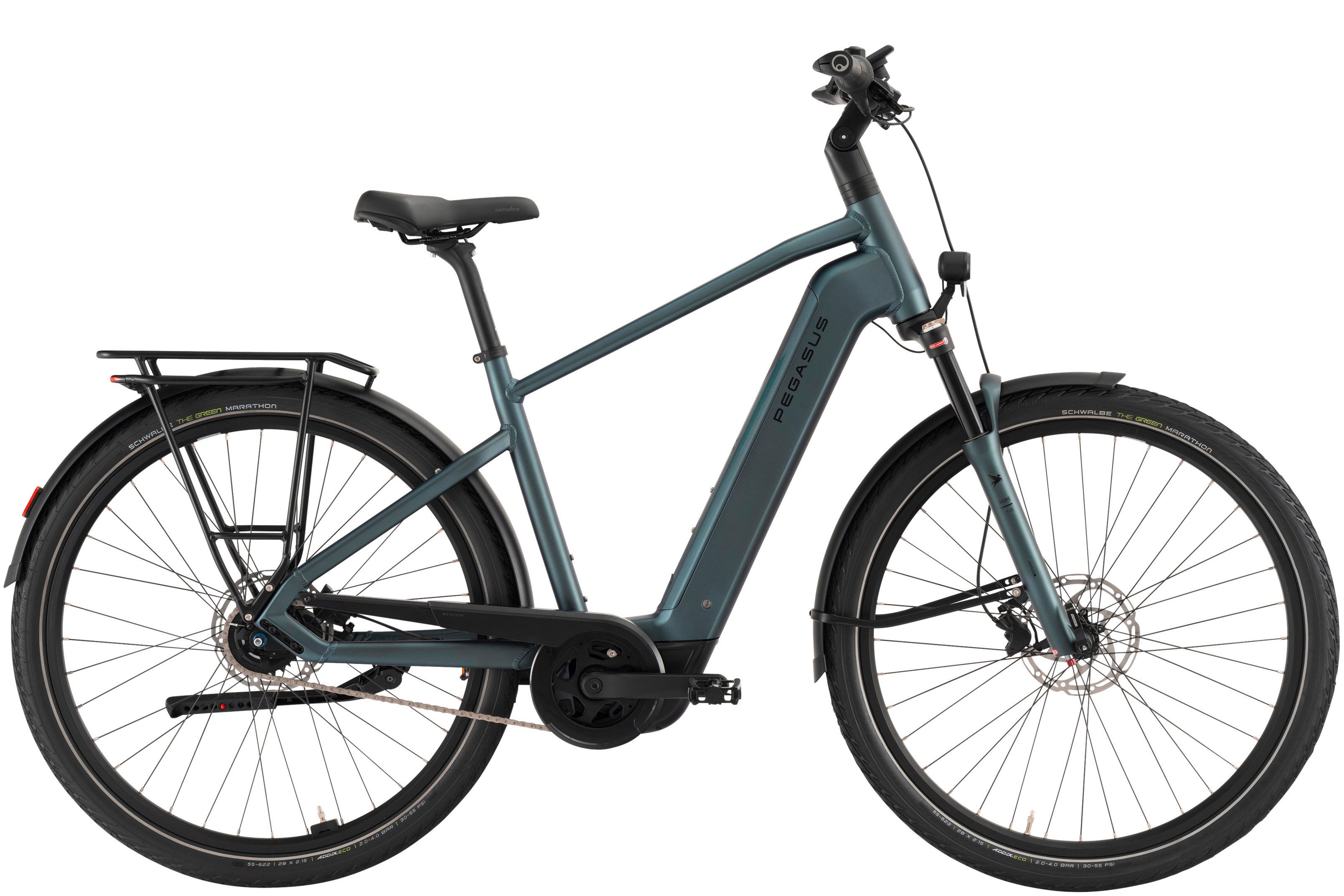 Pegasus E-Bike Pegasus Strong EVO 5F Lite 800 Wh Herren grün 2026, 5 Gang SHIMANO Nexus 5 SG-C7000-5D, Nabenschaltung, Bosch Performance Line CX GEN5 smart System, 800 Wh