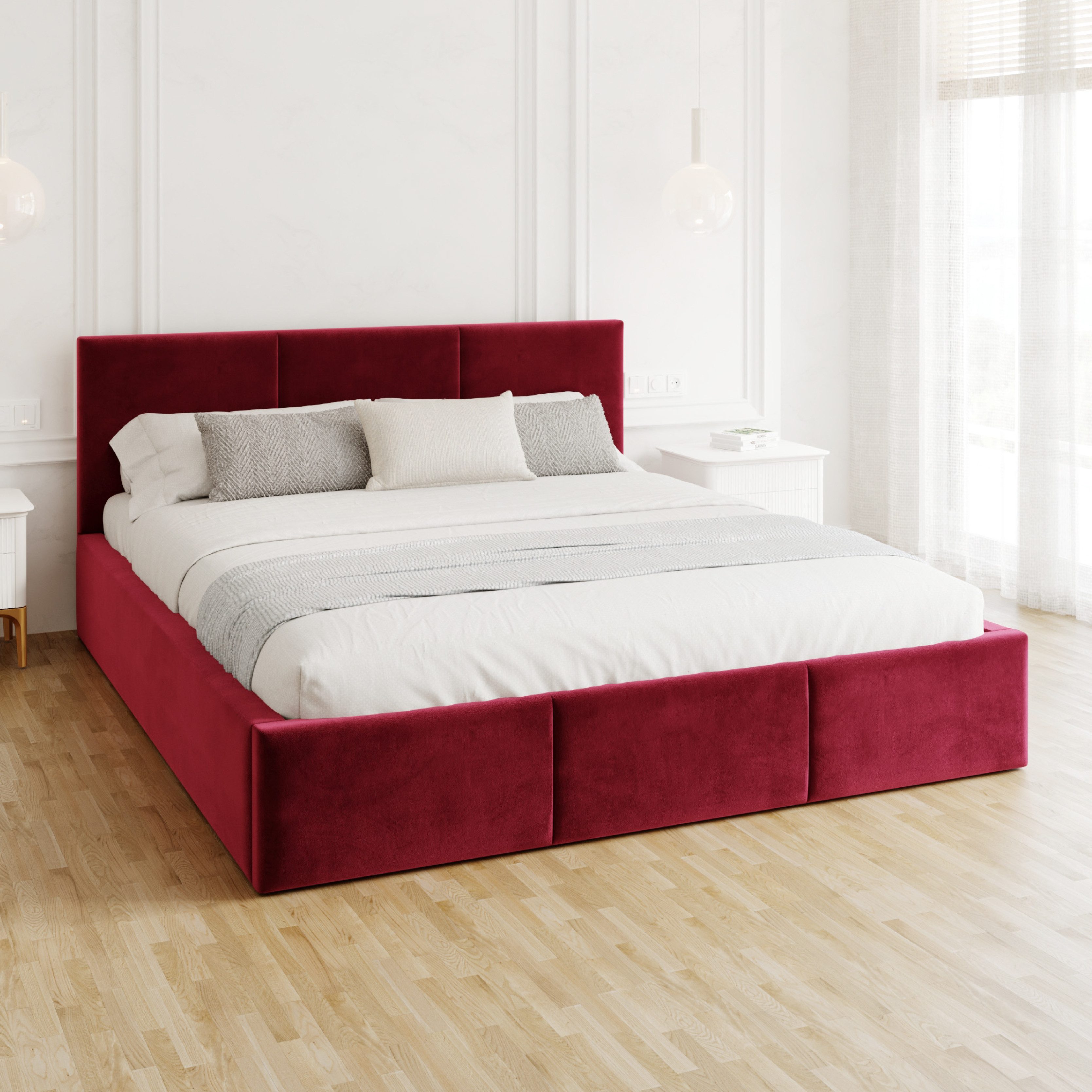 FDM Polsterbett AMBER modern mit Bettkasten günstig online kaufen