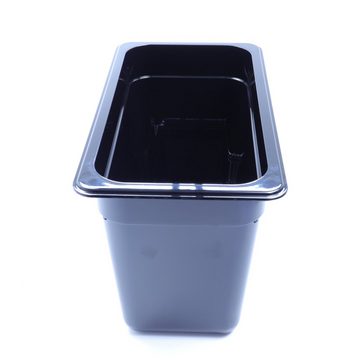 AcMax Thermobehälter GN 1/3 Polycarbonat schwarz GN-Behälter 7,8 Liter Tiefe 200mm
