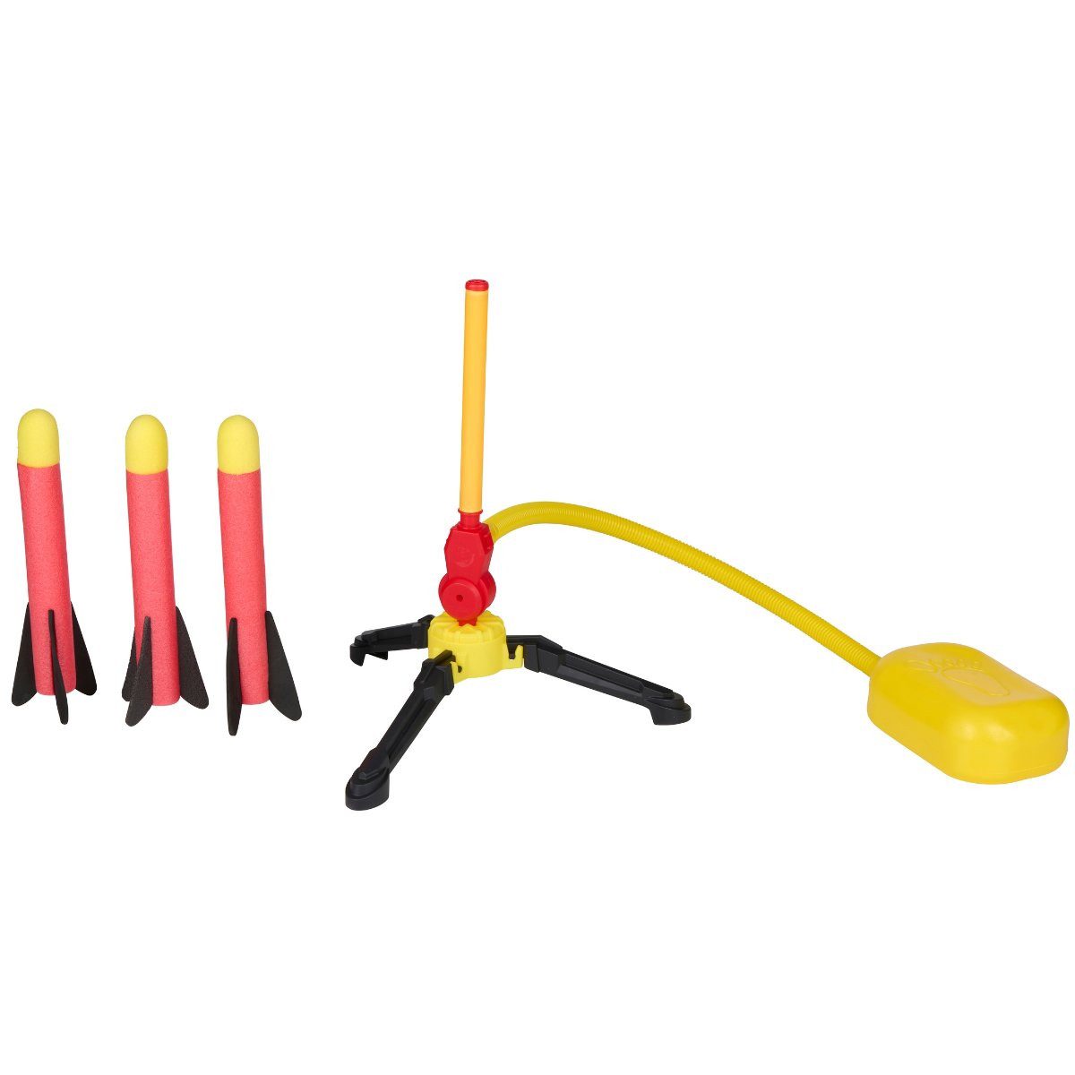 Eddy Toys Ballschleuder Eddy Toys Raketenwerfer Pumpe 4 Stück