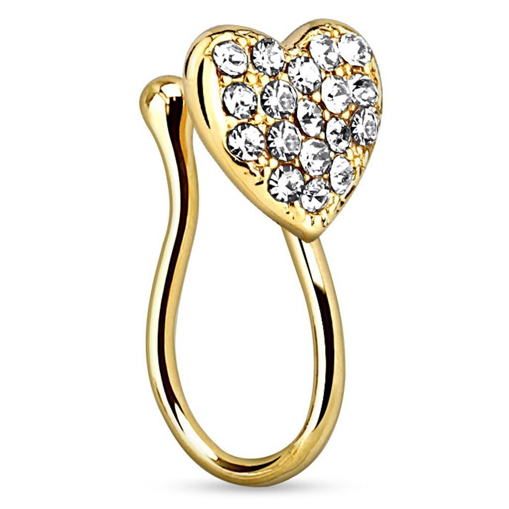 Taffstyle Nasenpiercing Fake Ring Piercing Hoop günstig online kaufen