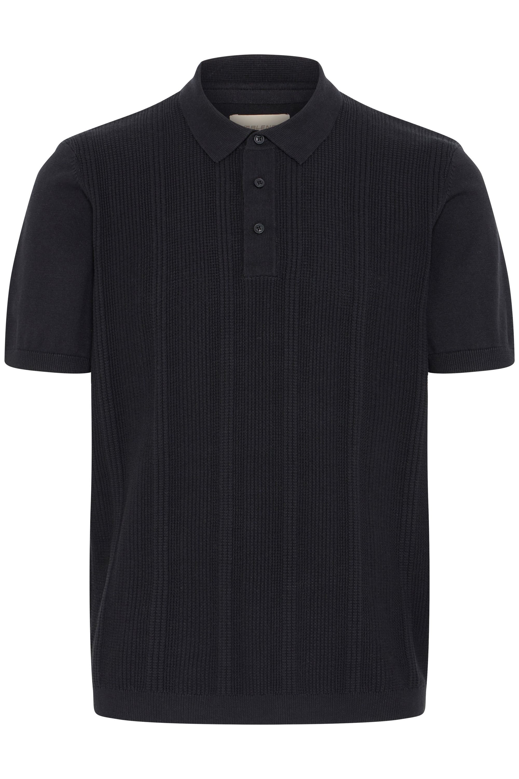 Blend Poloshirt BHBaron (1-tlg) Stilvolles Feinstrick-Poloshirt mit strukturiertem Rippmuster