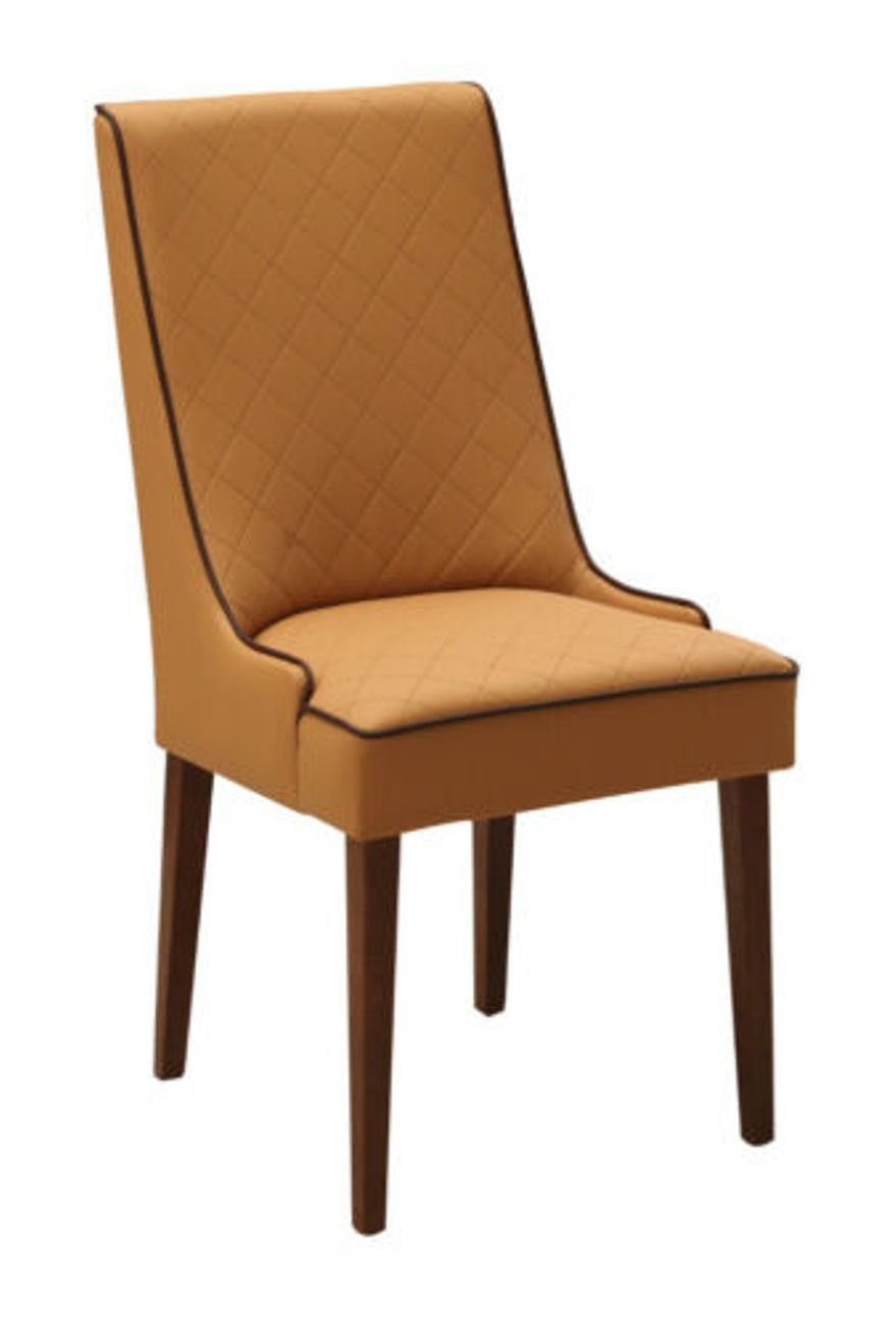 JVmoebel Esszimmersessel, Gepolsterte Stühle Garnitur Textil Esszimmer Stuhl Stühle 2x Gruppe