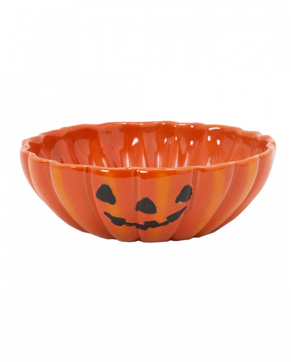 Horror-Shop Dekofigur Halloween Jack O'Lantern Keramikschüssel 19 cm