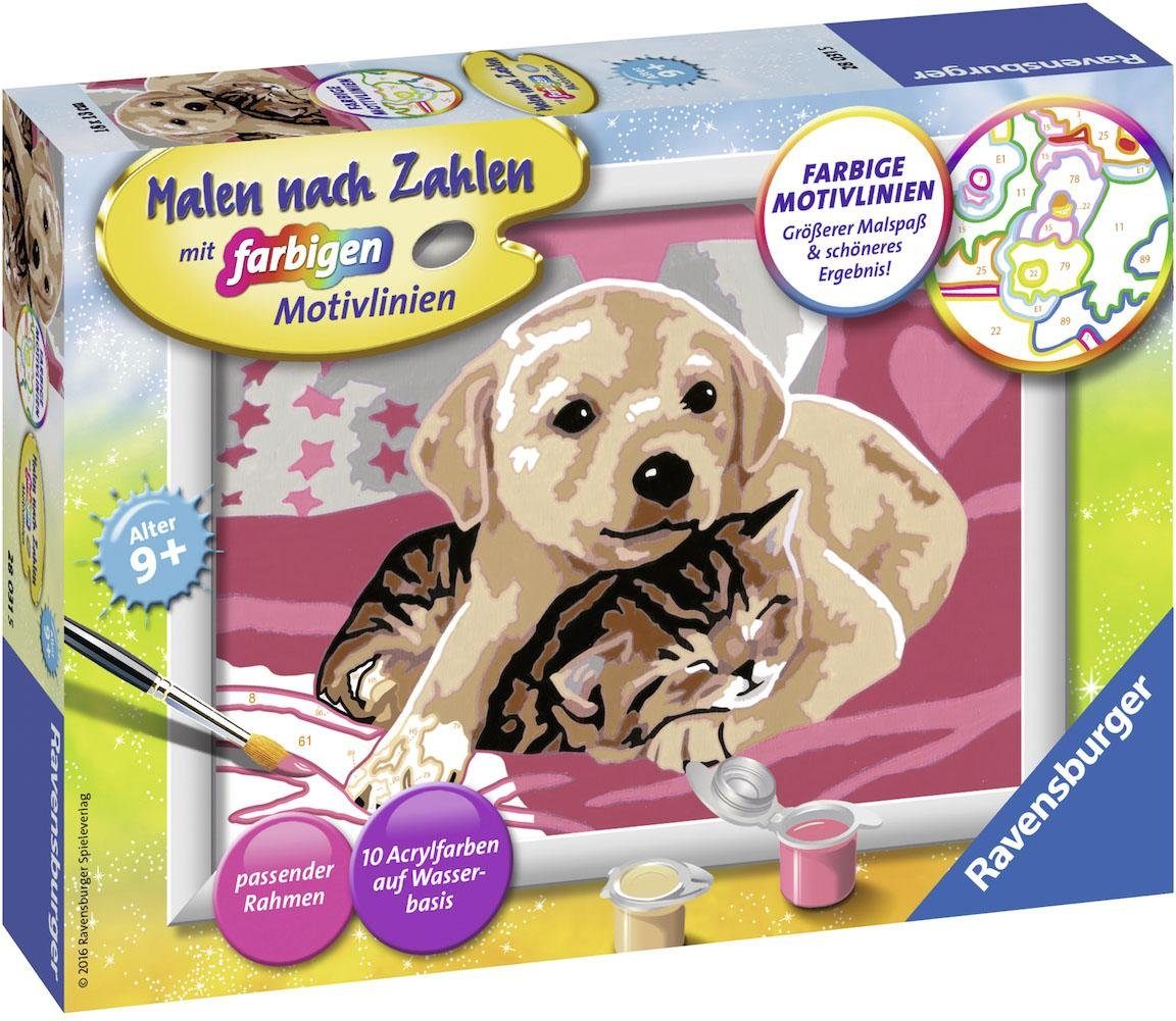 Ravensburger Malen nach Zahlen Beste Freunde, Made in Europe