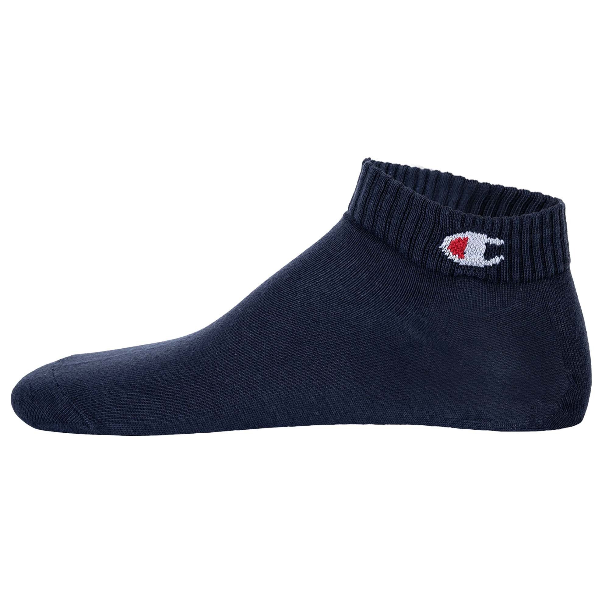 - Blau/Weiß/Grau Paar Socken Sportsocken Socken, Basic Champion Crew 6 Unisex