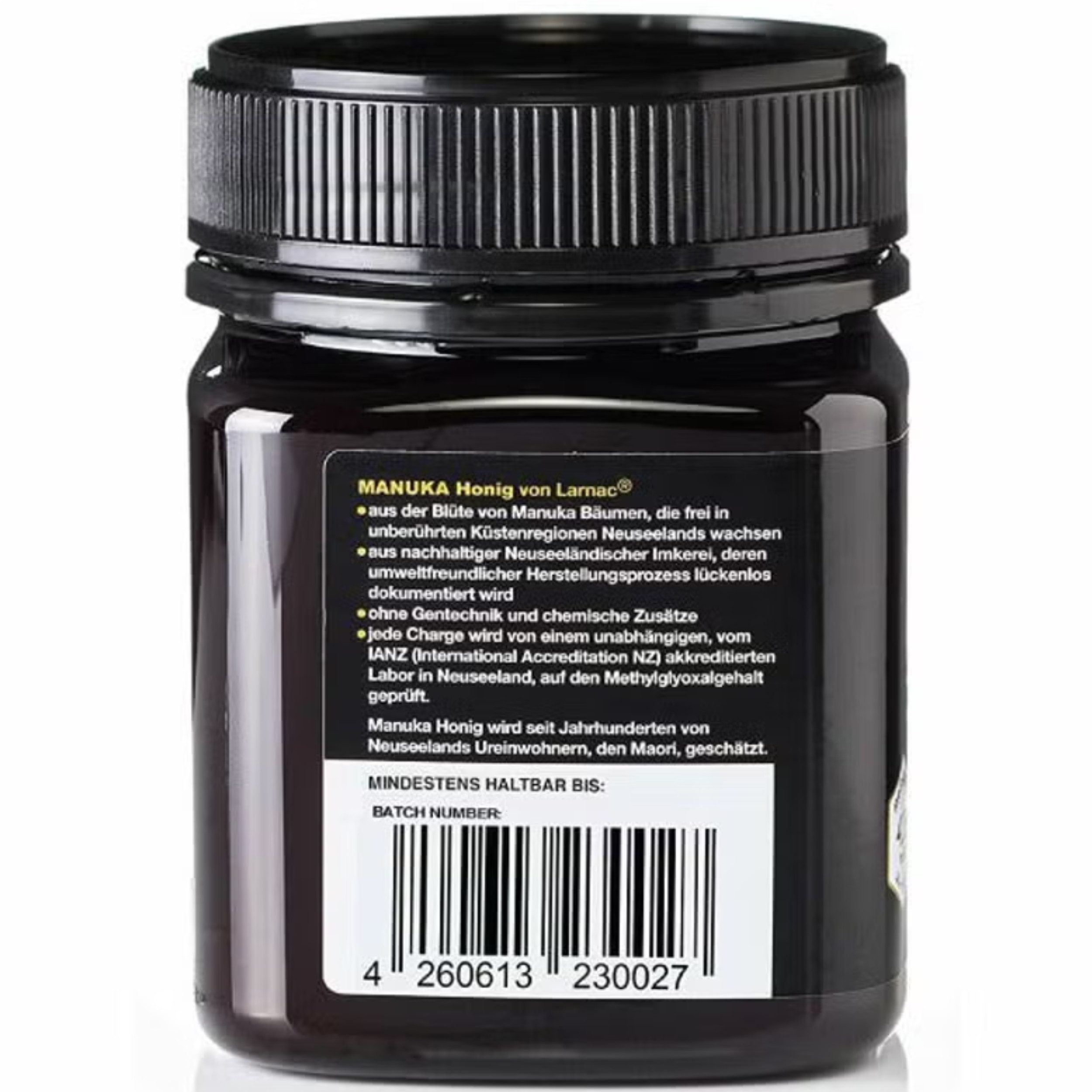 Larnac Honig Manuka, - Premiumqualität mit hohem MGO-Gehalt