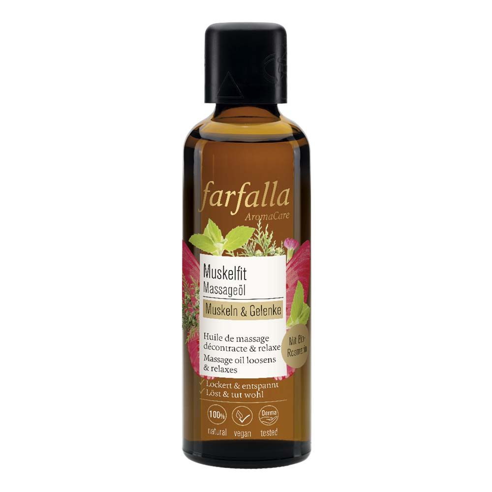 Farfalla Körperöl Muskeln & Gelenke - Muskelfit Massageöl 75ml