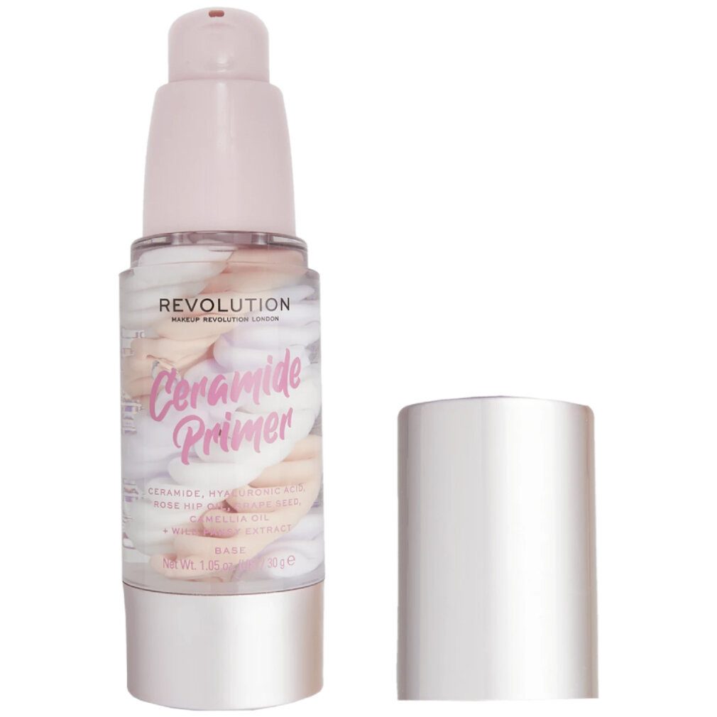 MAKE UP REVOLUTION Foundation, Ceramid-Primer, Ceramid, reduziert feine Linien, Creme-Primer, 30 ml
