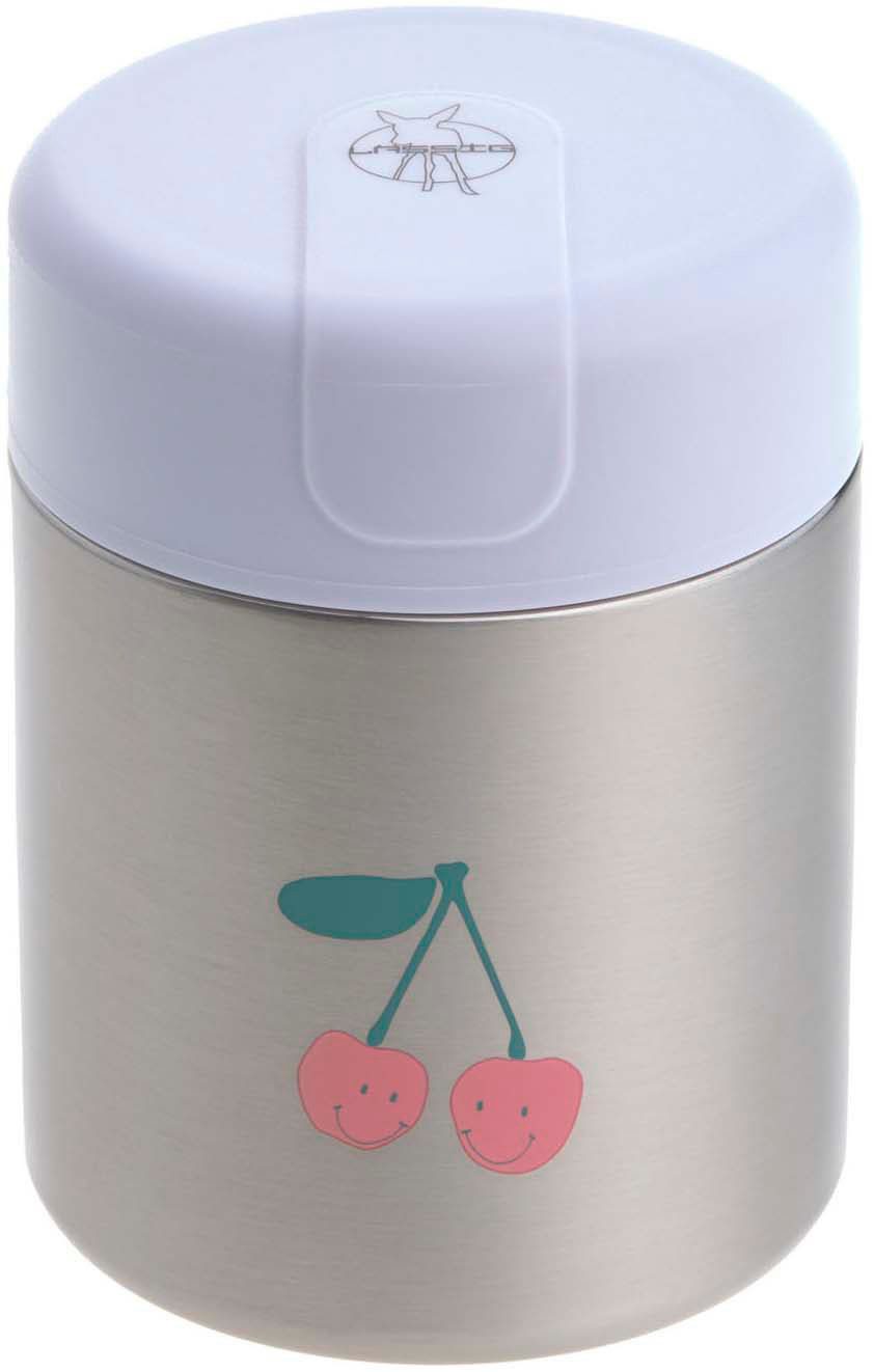 LÄSSIG Thermobehälter Happy Fruits Kirsche, Edelstahl, Polyprophylen (PP), (1-tlg)