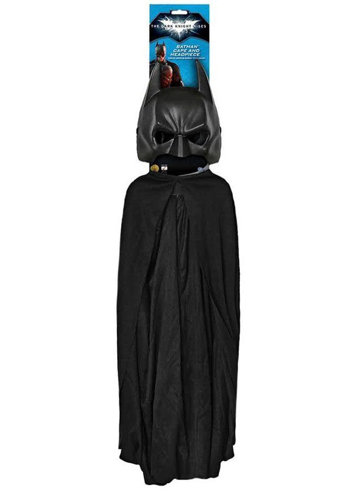 Verkleidungsmaske Batman Set - für Kinder mit Maske Umhang/Cape