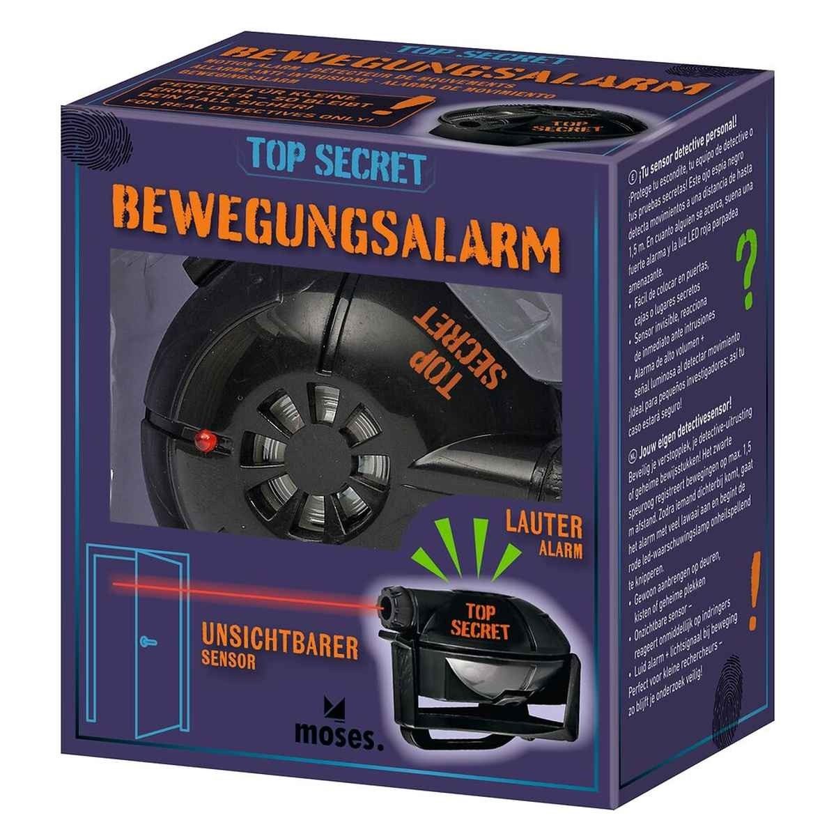 Moses. Verlag Experimentierkasten Top Secret Bewegungsalarm Kinder ab 6 Jahren mit Lichtsignal, (1-tlg)