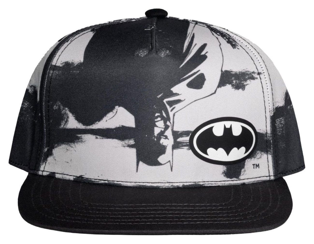 DIFUZED Baseball Cap Batman Baseball Batman Upside Down Logo