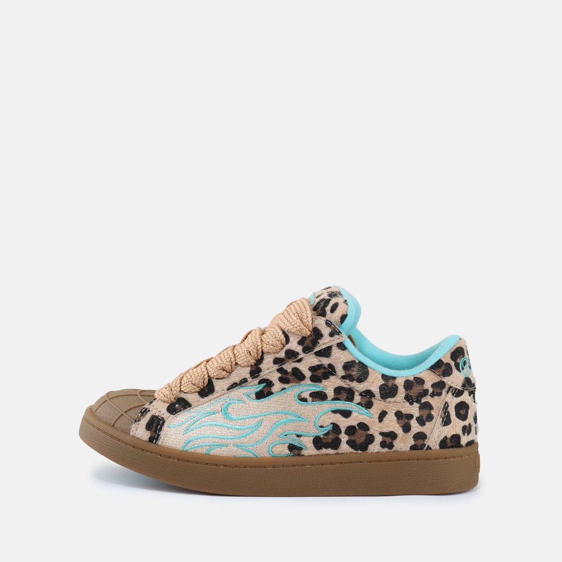 Buffalo LIBERTY FLAME Sneaker Trend-Sneaker mit Flammenmotiv im Leo-Look