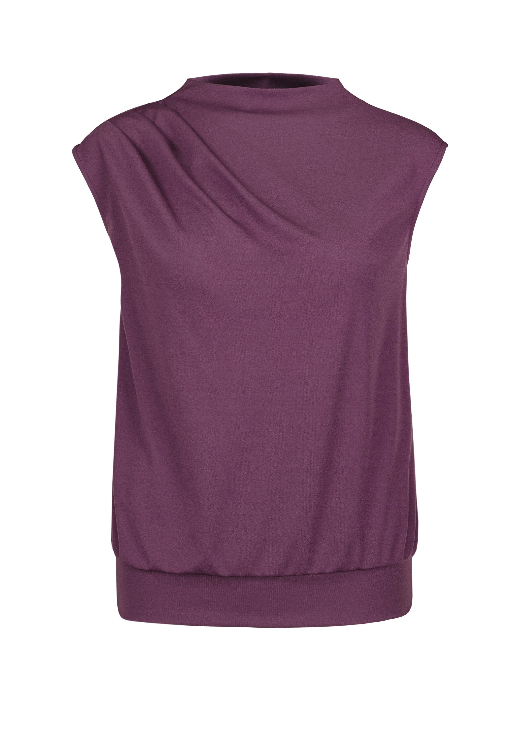 bianca Blusenshirt TIMEA in coolem Design in Trendfarbe 'mulberry' günstig online kaufen