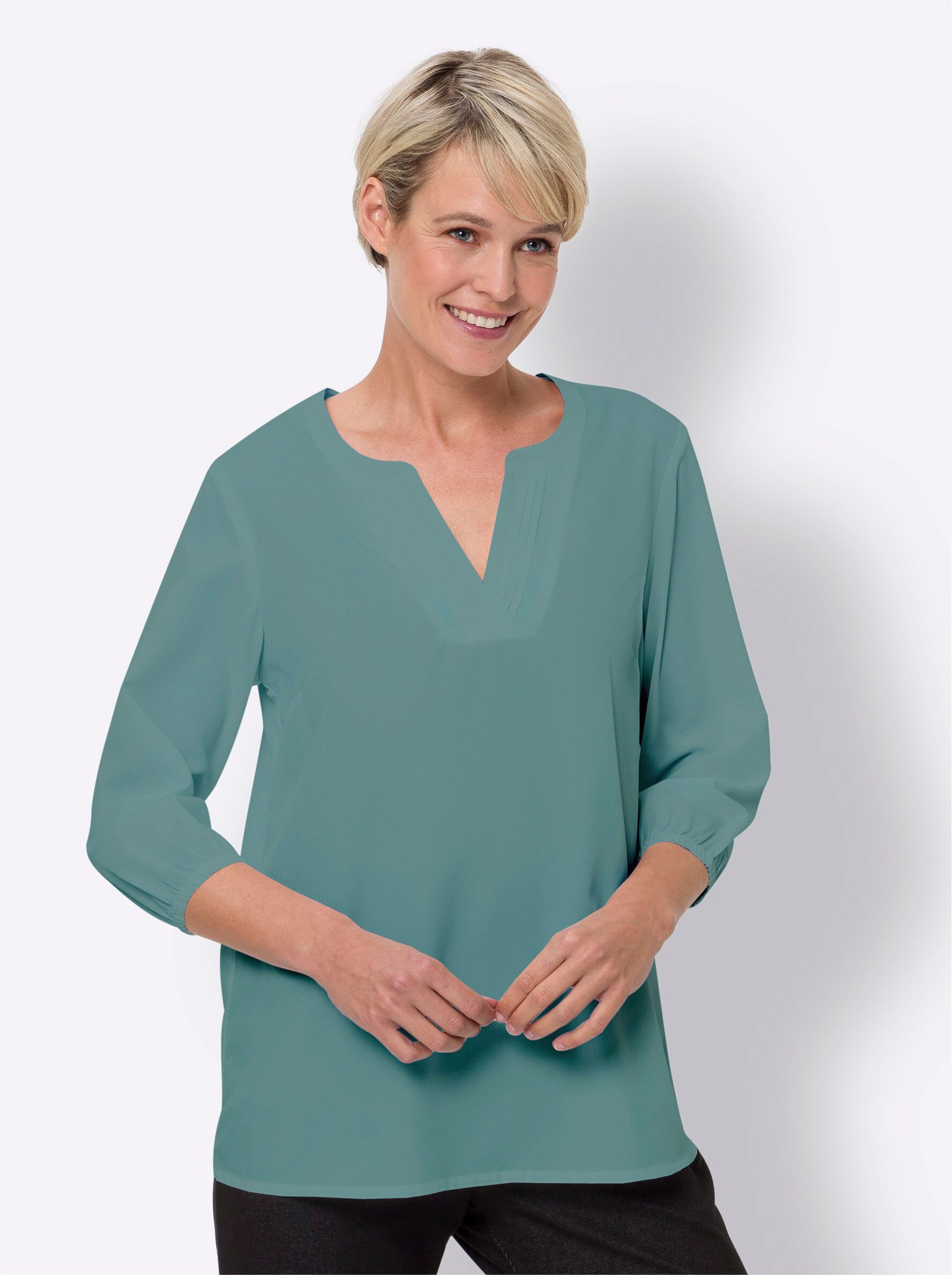 Klassische Bluse Schlupfbluse
