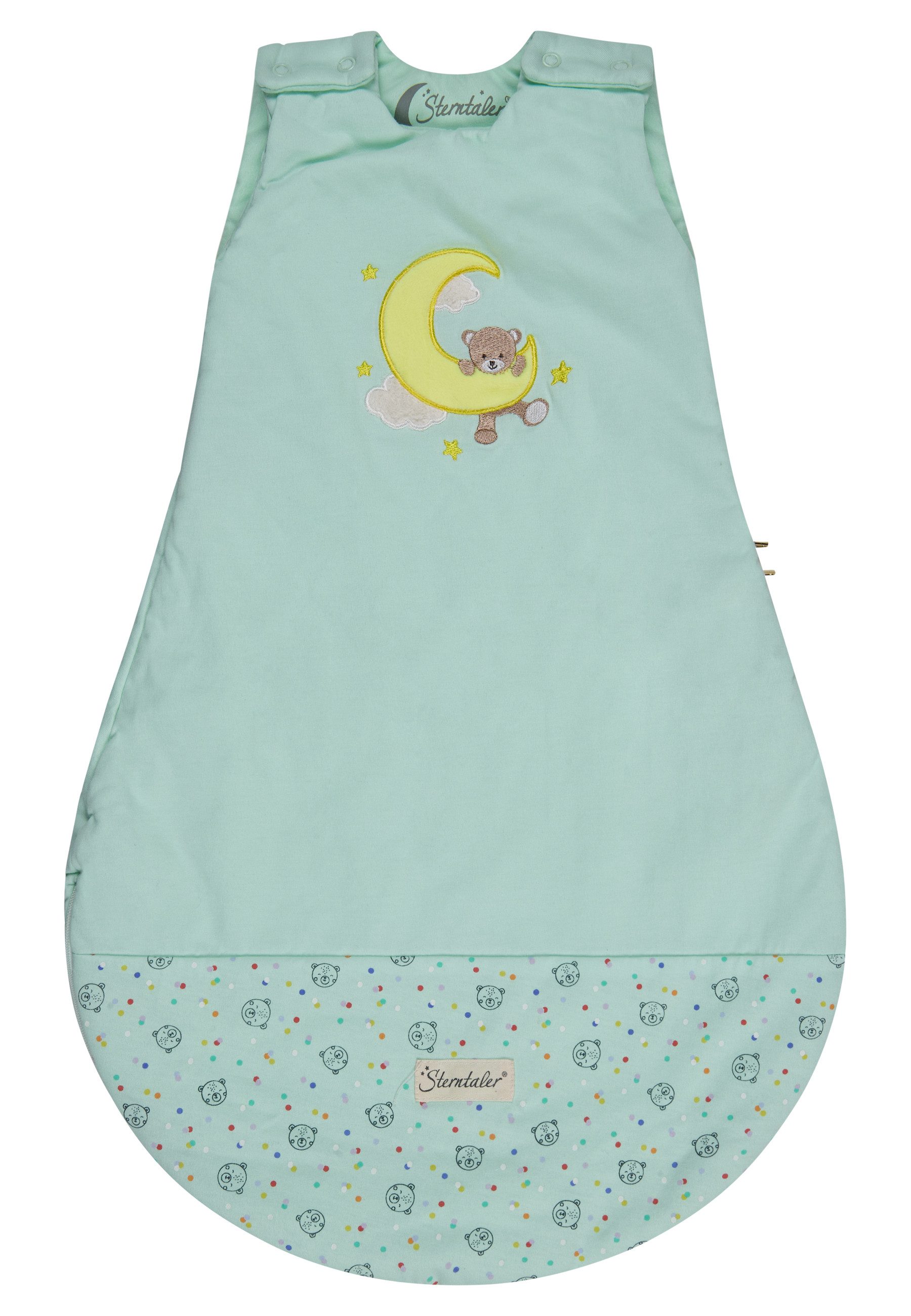 Sterntaler® Babyschlafsack Babyschlafsack 44 BÄR Bo (1 tlg), Hydrocool, wattiert, Reißverschluss, Knöpfe, Mesheinsatz