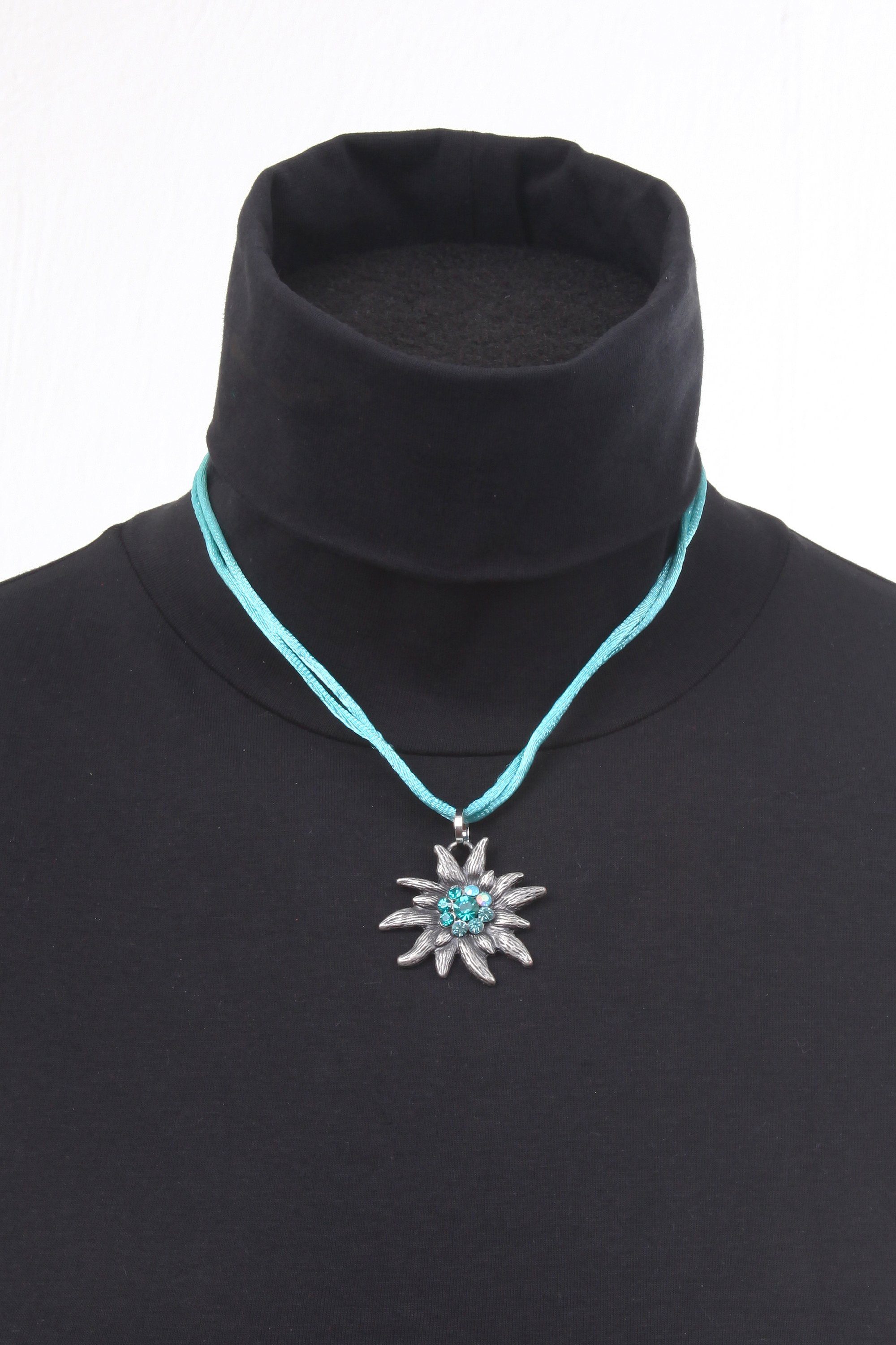Allgäu Rebell Collier "Maria", mit Edelweiß günstig online kaufen