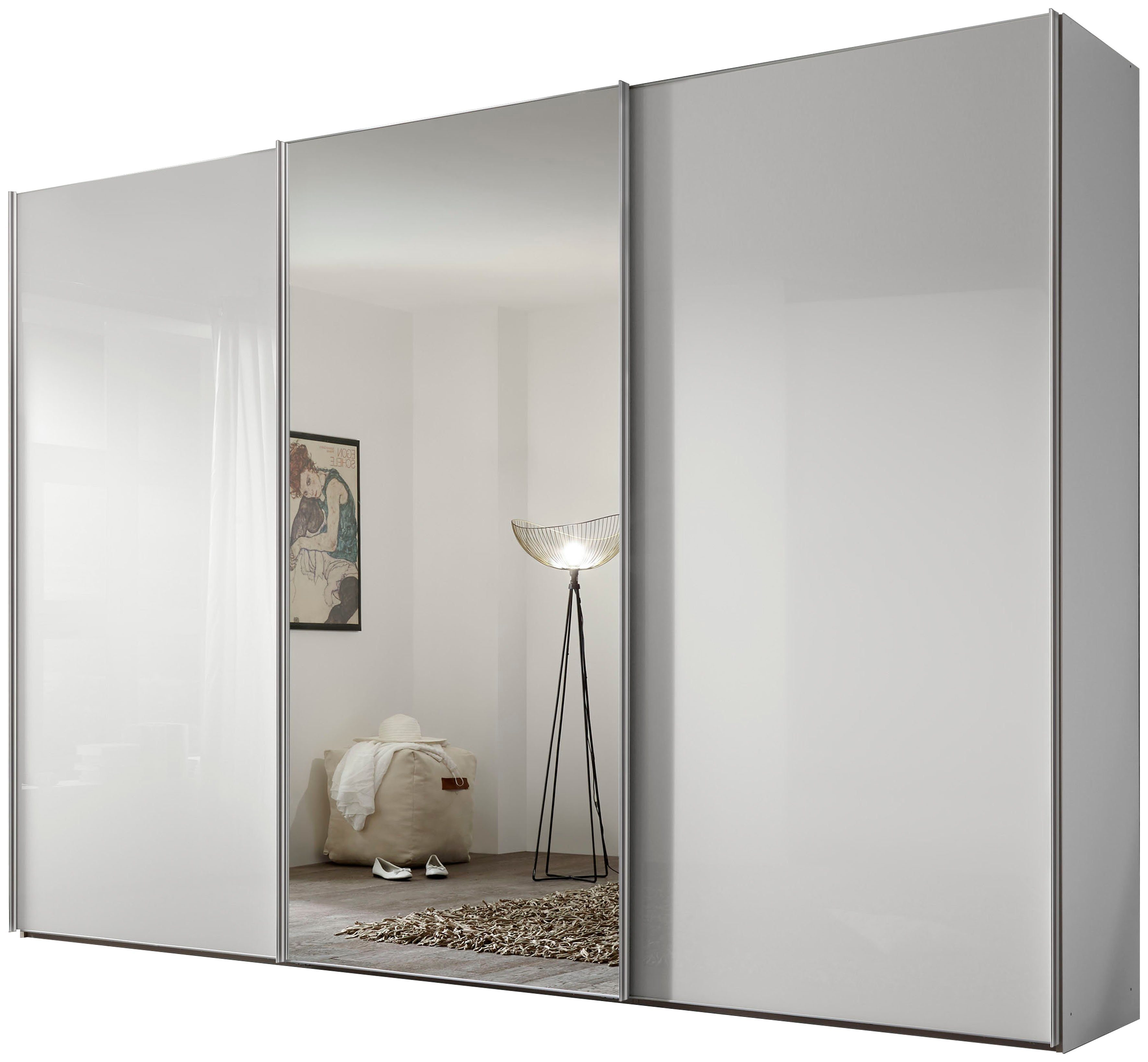 STAUD Schwebetürenschrank Sonate Rom mit Spiegel, Made in Germany Mit vier verschiedenen Ausstattungsvarianten