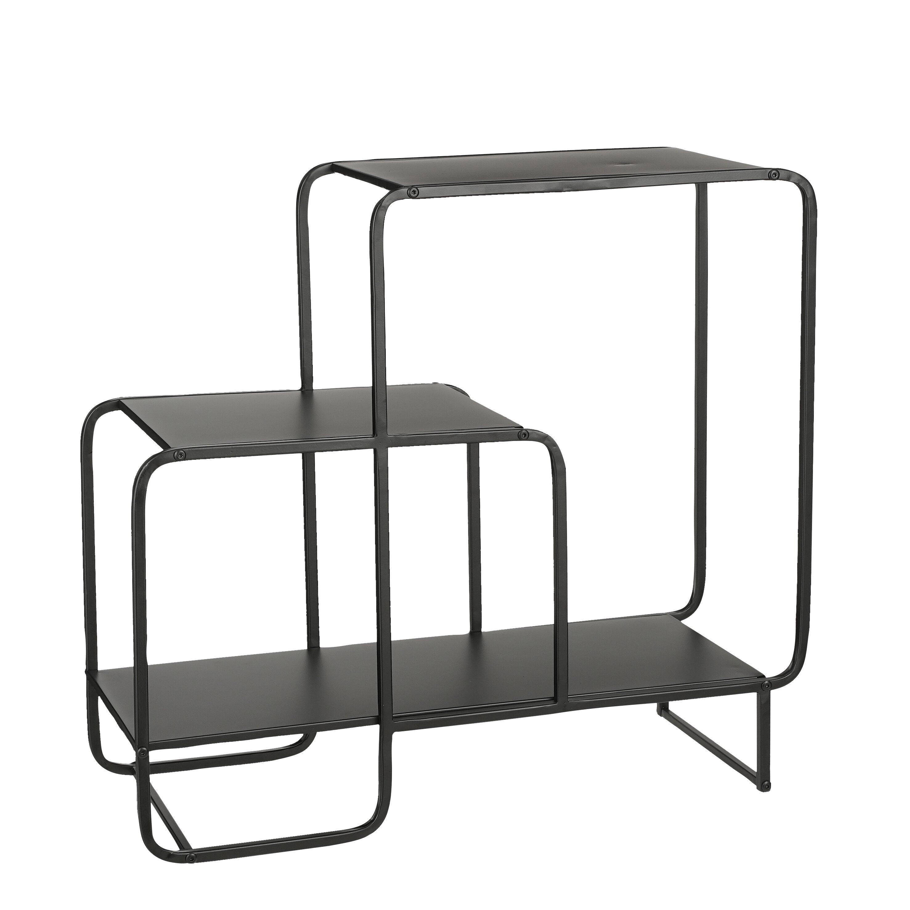 Mica Decorations Hängeschrank Mica Decorations Jules Beistelltisch schwarz - l70xb30xh76cm
