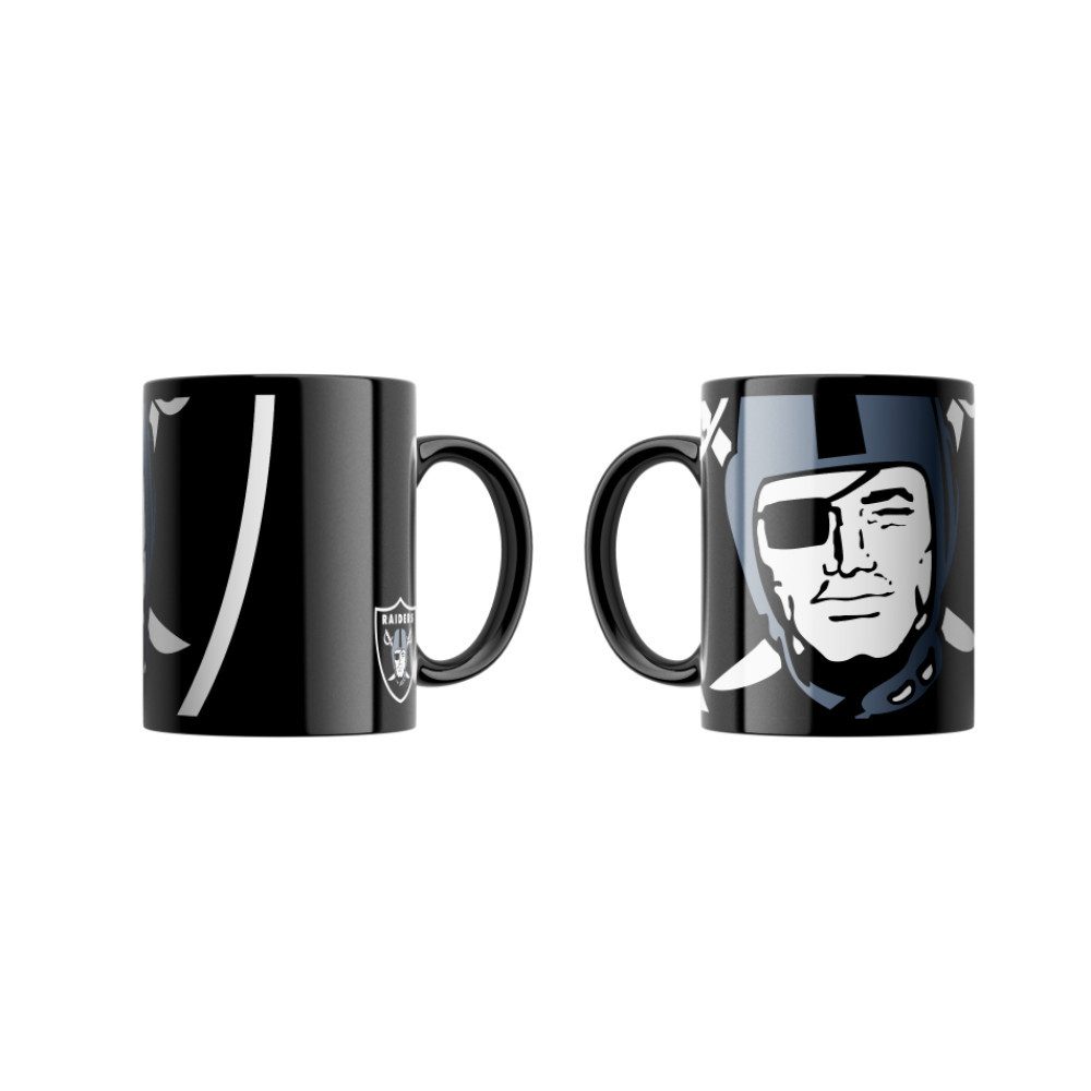Las Vegas Raiders Becher Las Vegas Raiders Tasse „Oversized“ 330ml, Keramik