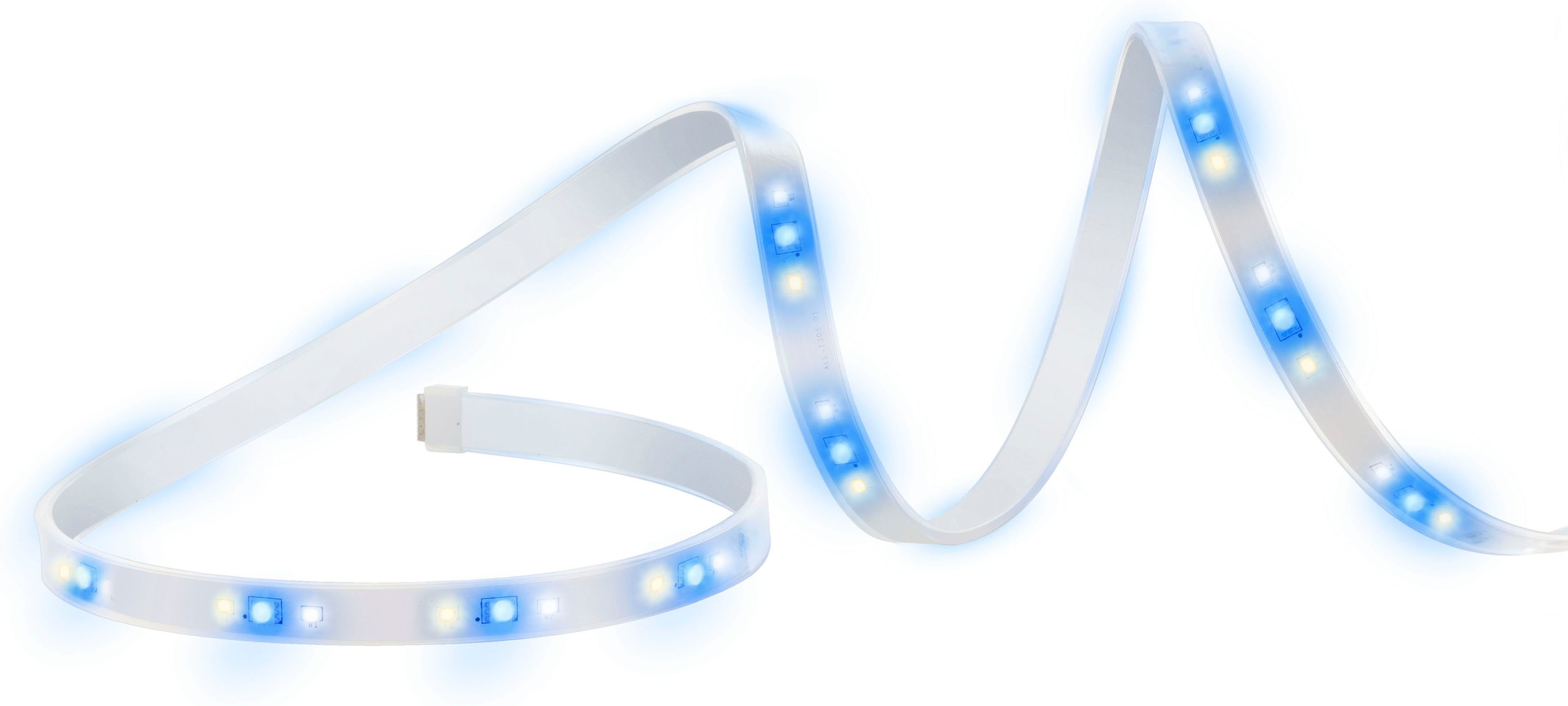 LED Strip, Lichtleiste fest integriert, erweiterbar, Light EVE Dimmer, Farbwechsler Farbwechsel, LED