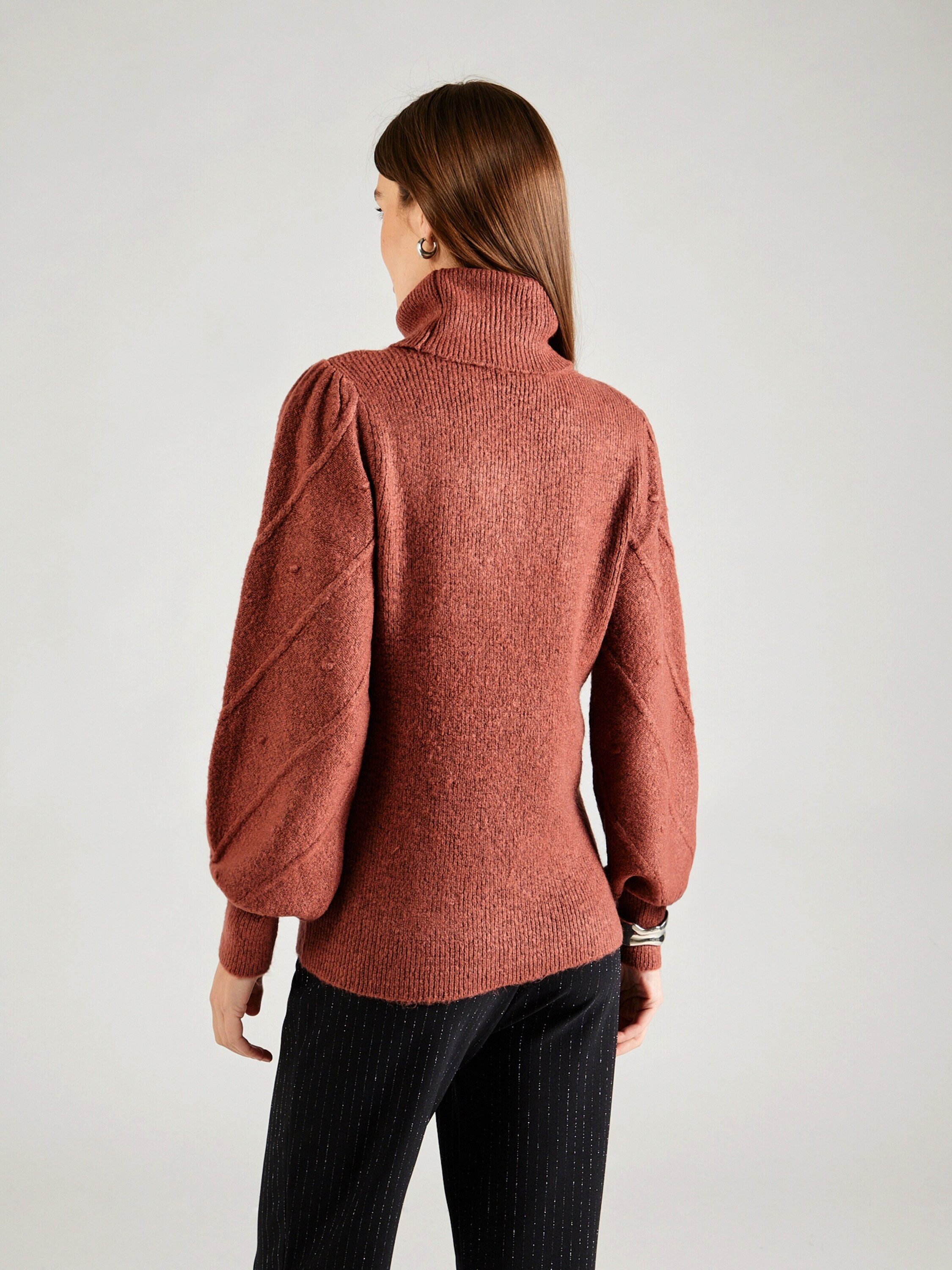 Vila Strickpullover Cosy (1-tlg) Drapiert/gerafft günstig online kaufen