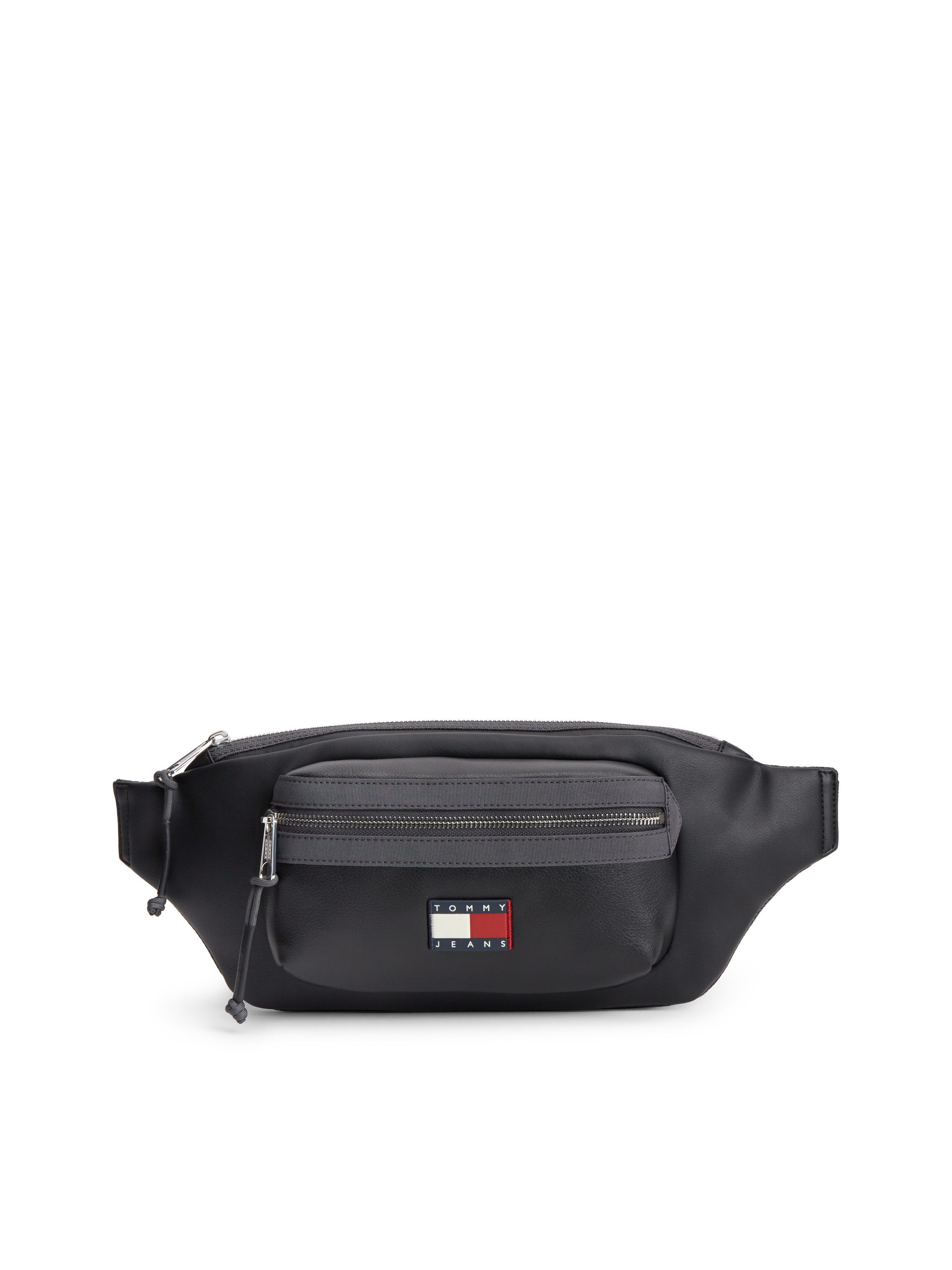 Tommy Jeans Bauchtasche TJM ELEVATED PU BUMBAG, Unisex Gürteltasche, Crossbody Bag mit Logo-Aufnäher