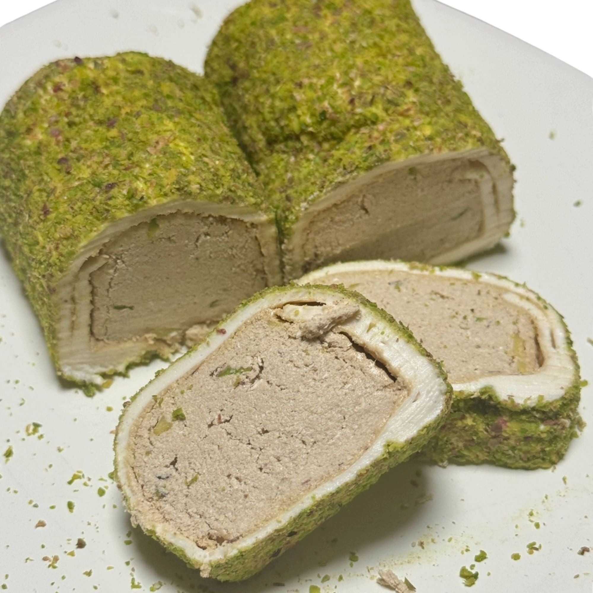 Öz Natur Süßigkeit, Mega Türkisches Lokum mit Halva und Pistazien 500g