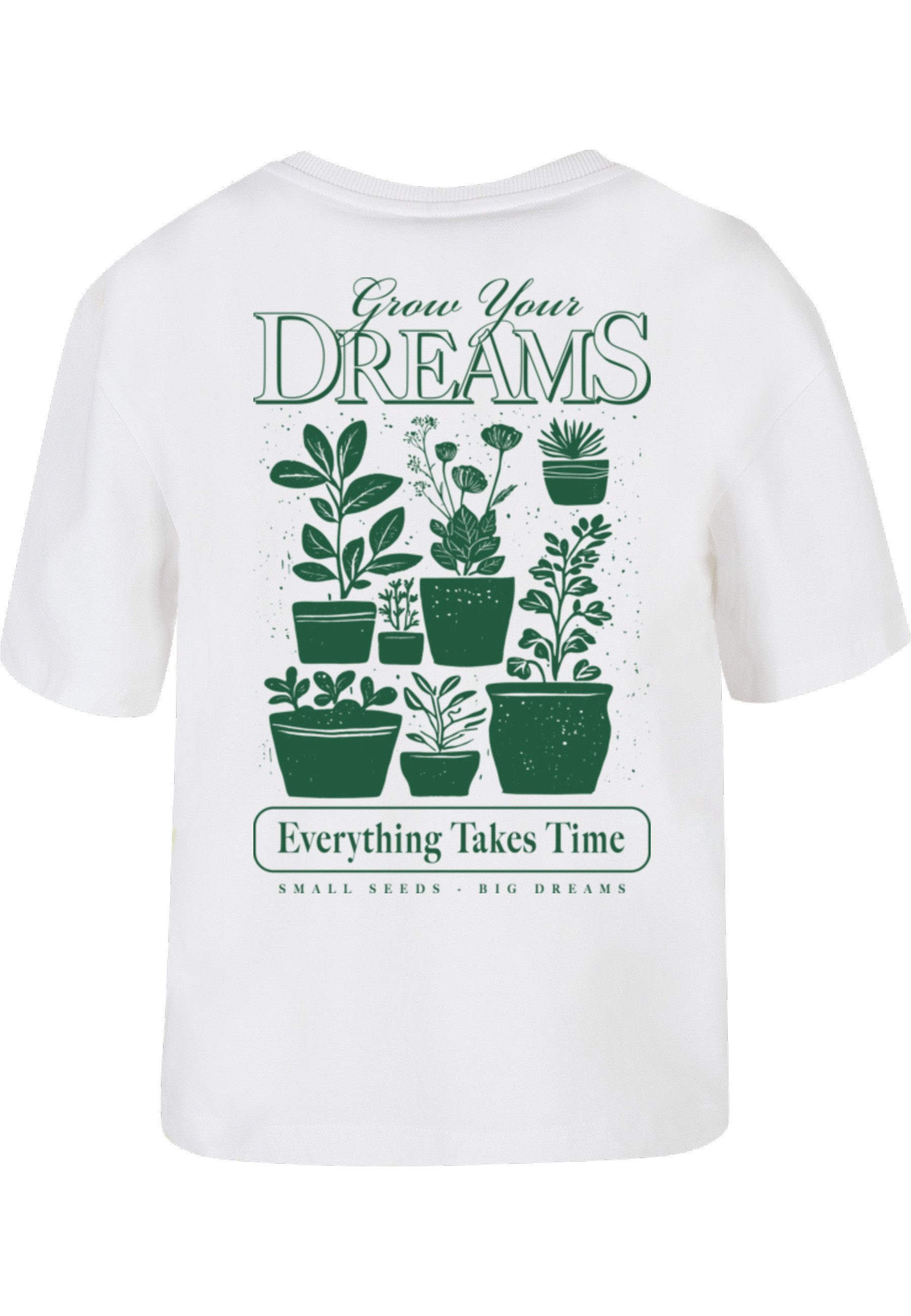 Miss Tee T-Shirt Miss Tee Grow Your Dreams And Plants Tee (1-tlg)