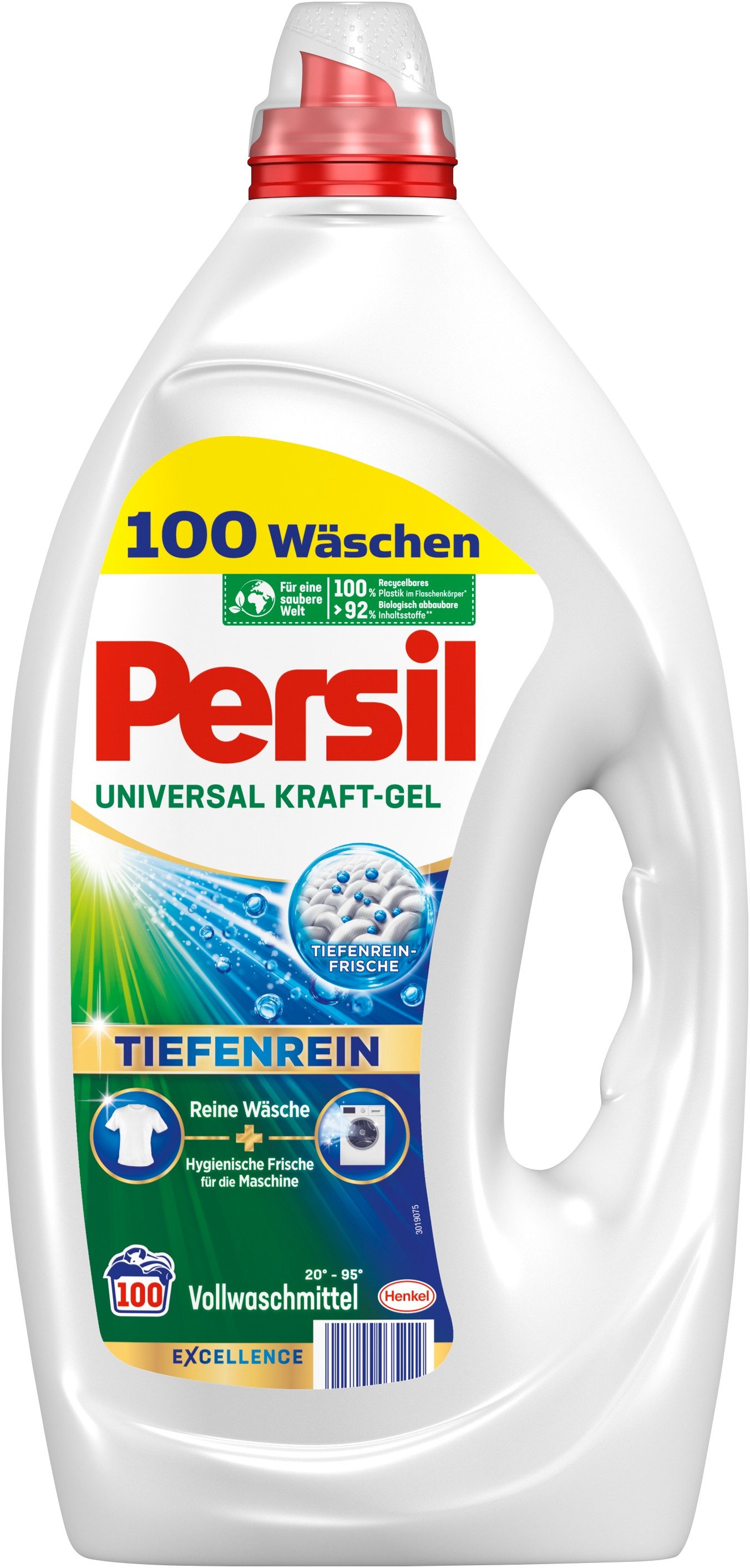 Persil PERSIL Gel Universal Waschmittel 100WL Flasche 4,5L Vollwaschmittel