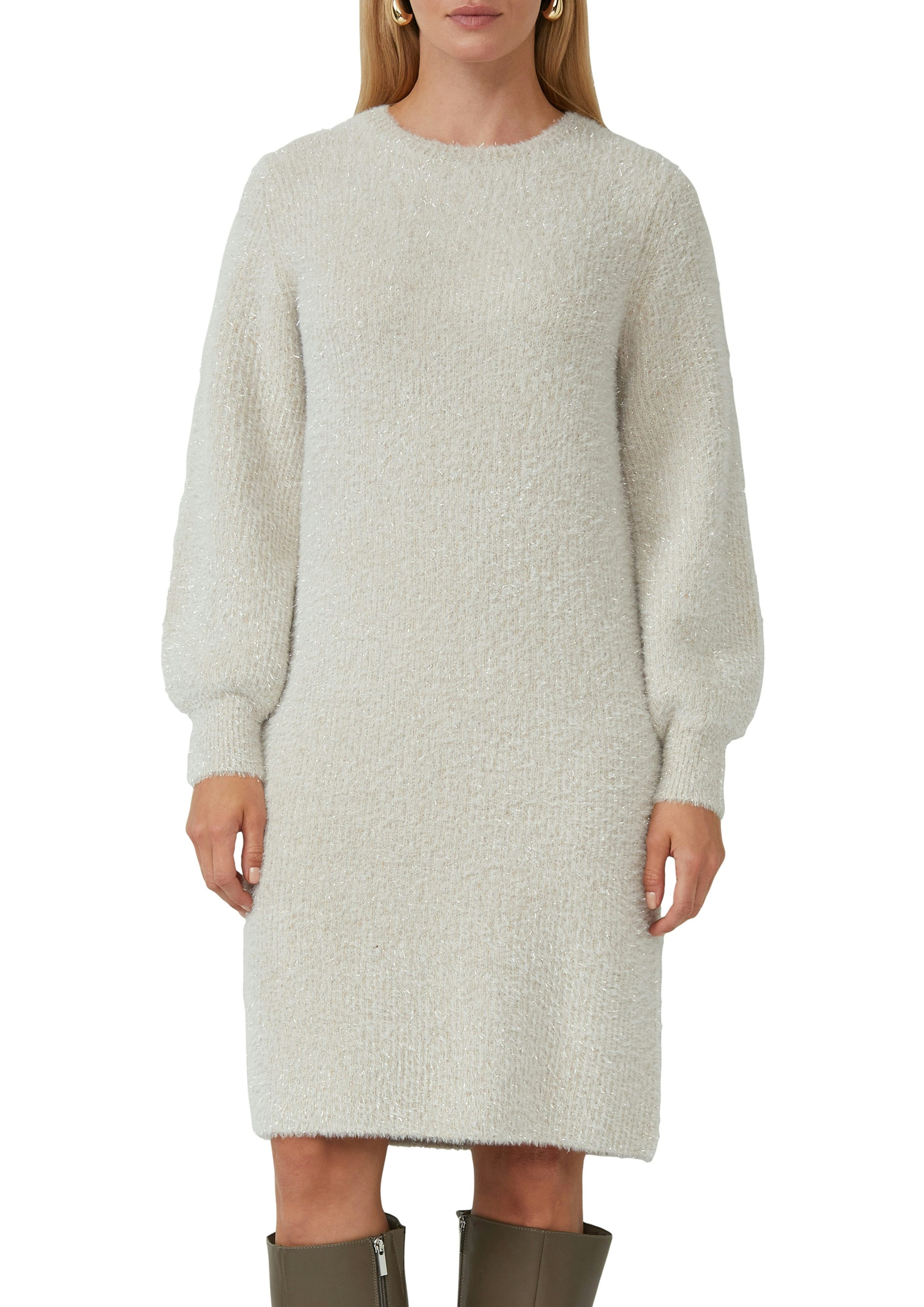 s.Oliver BLACK LABEL Strickkleid mit geripptem Saum