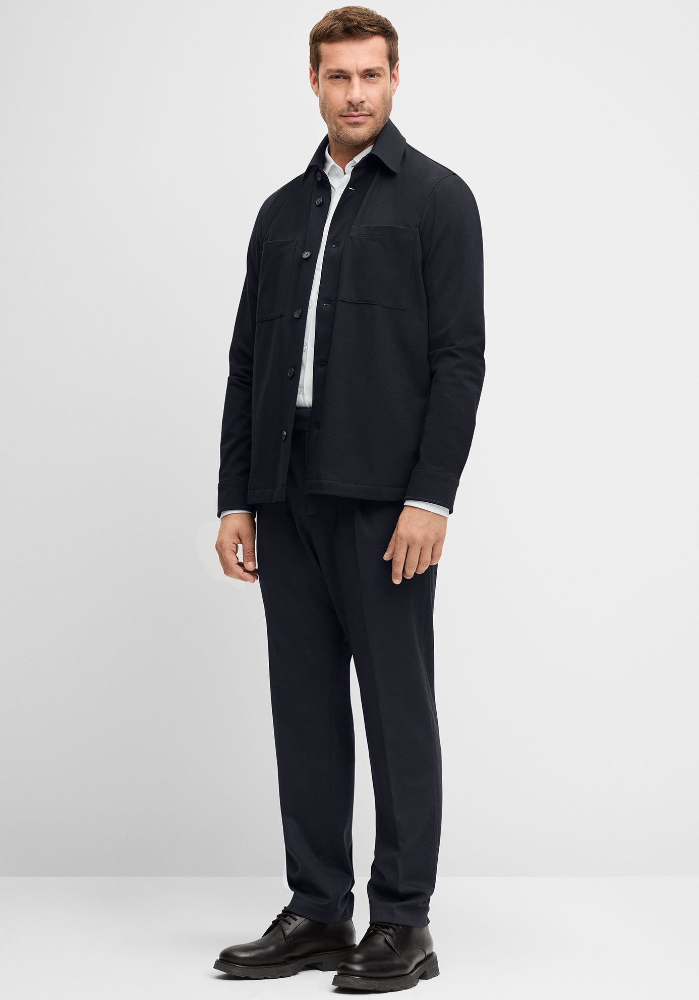 Cinque Langarmhemd CIMESSI mit Seitennahttaschen