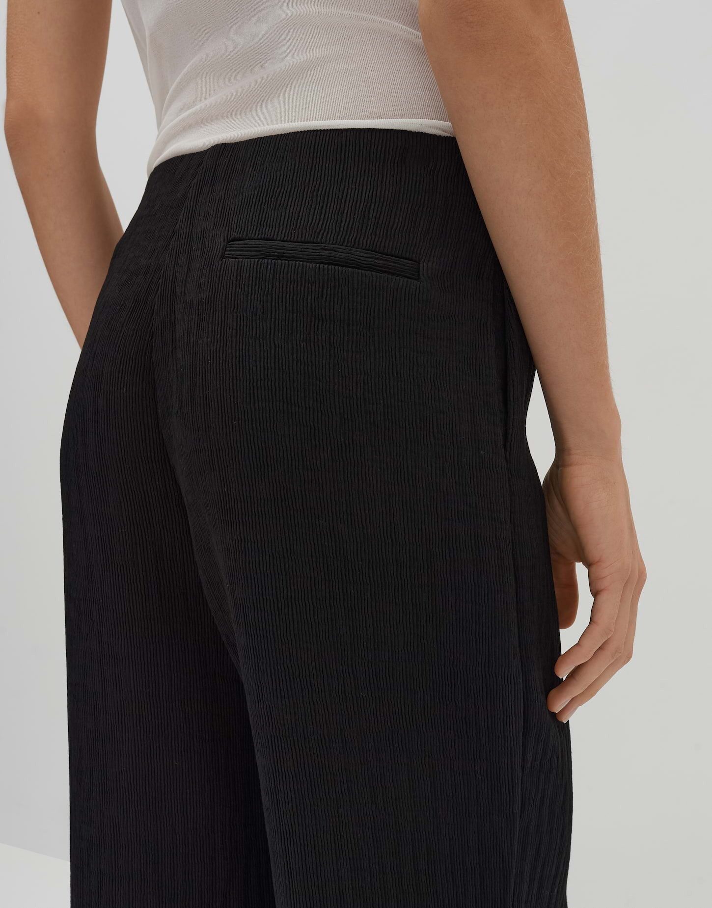 someday Culotte CURILO TEXTURE Wide mit Crinkle Effekt – Bild 4 von 5