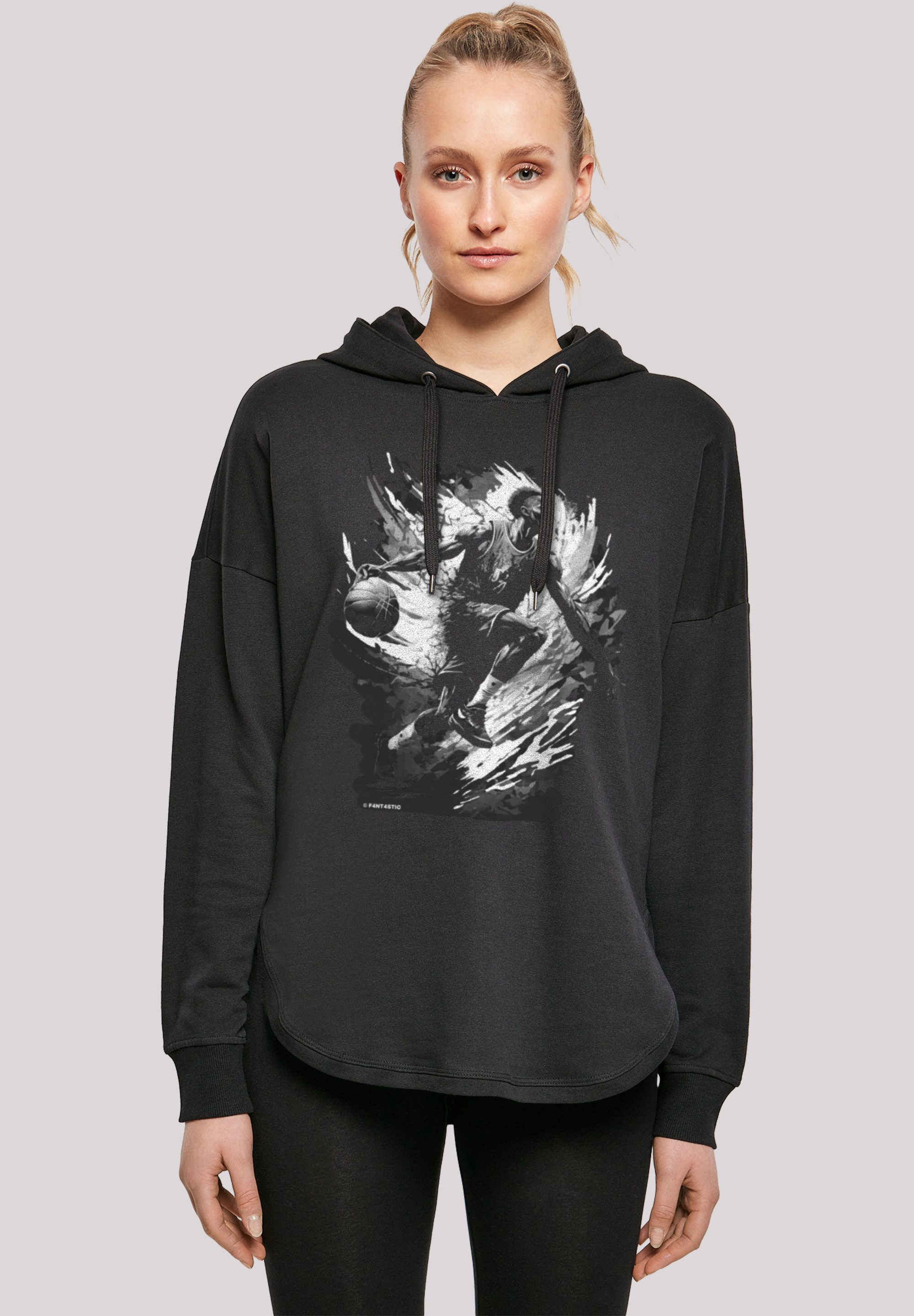 F4NT4STIC Kapuzenpullover "Basketball Splash Sport OVERSIZE HOODIE", Print günstig online kaufen