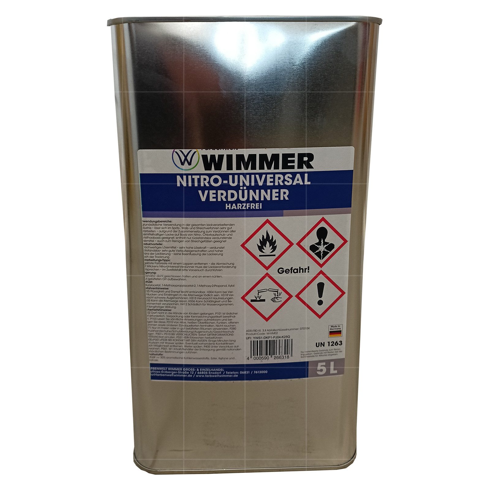#Tag Nitro-Universalverdünner Nitro-Universalverdünner - 5 Ltr