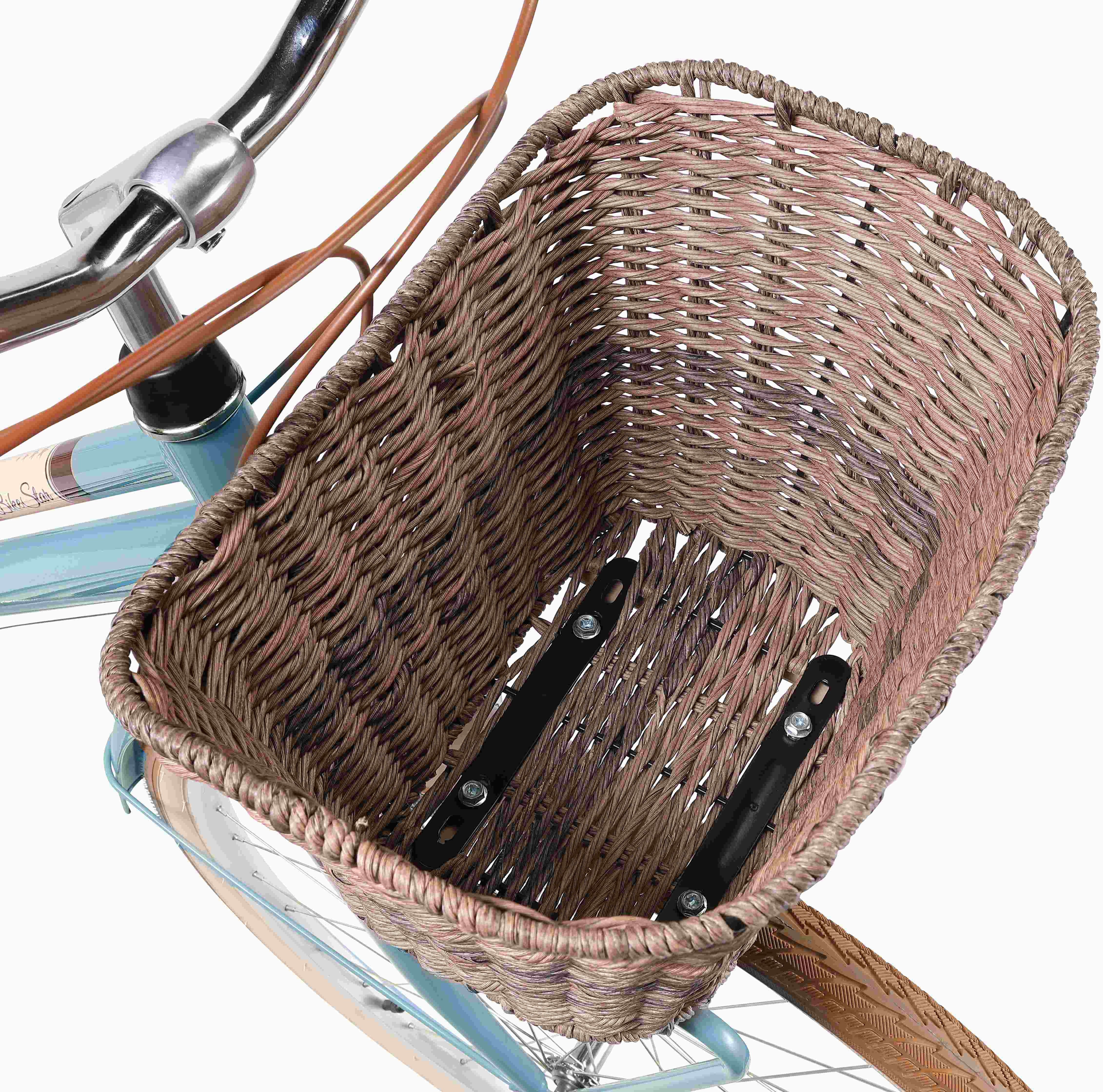 Bikestar Cityrad, 7 Gang Shimano RD-TY21 Schaltwerk, Kettenschaltung, für Damen, Kettenschaltung