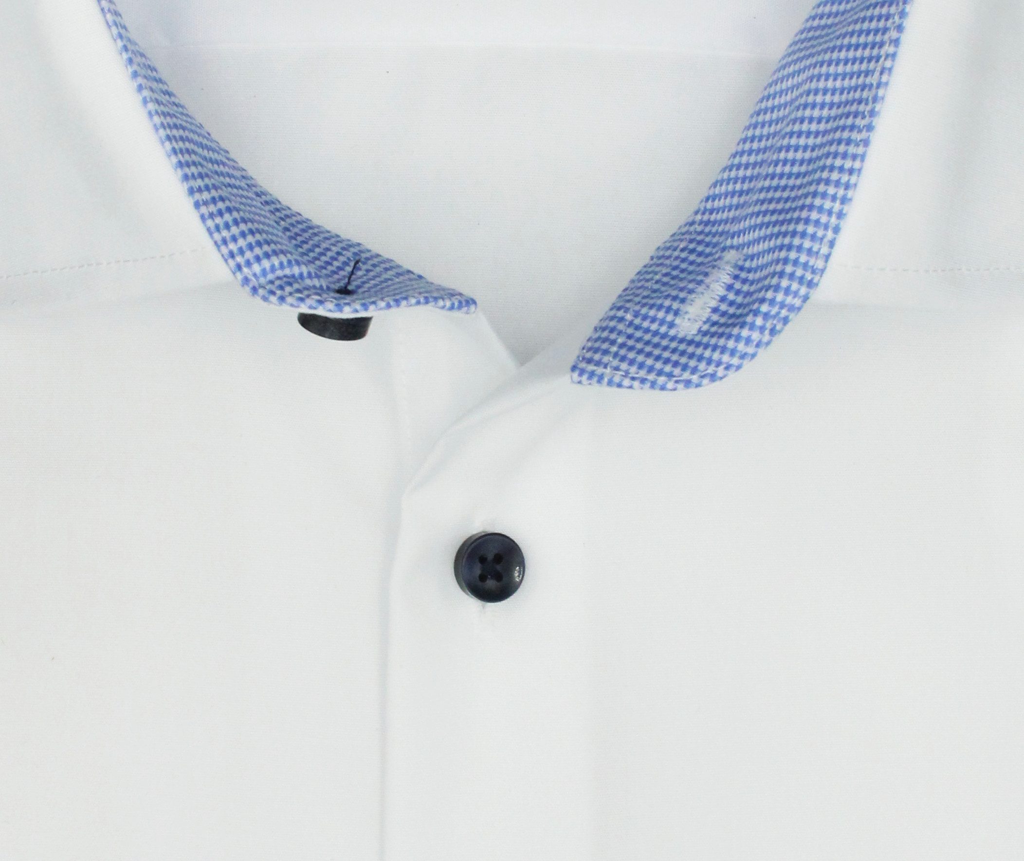 seidensticker Langarmhemd, Shaped, Weiß, Bügelfrei, 100 % Baumwolle