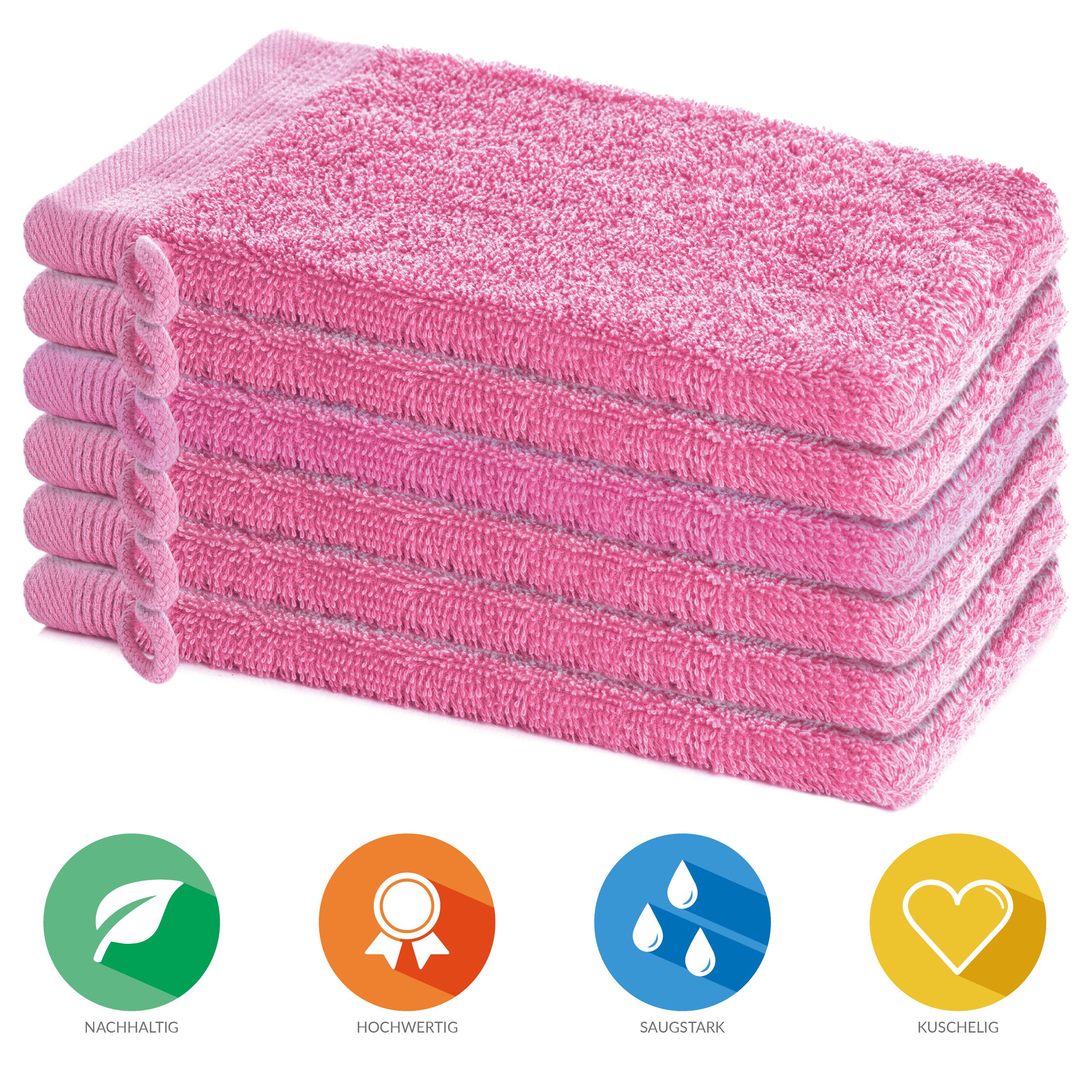 Lavea Waschhandschuh Bali Waschlappen 16x22 cm, Waschhandschuhe, kleine Han günstig online kaufen