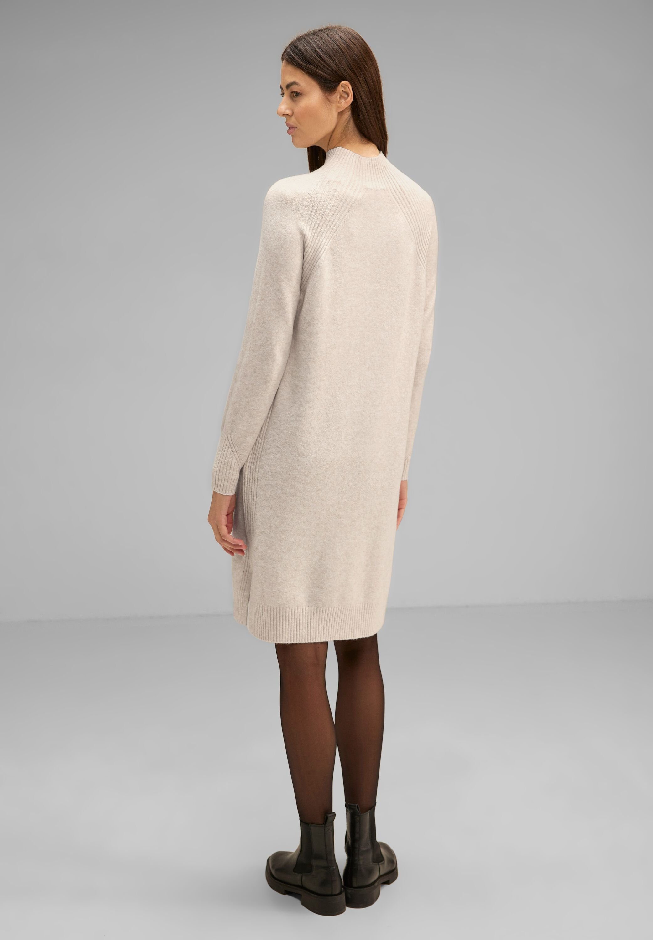 STREET ONE Strickkleid mit Stehkragen