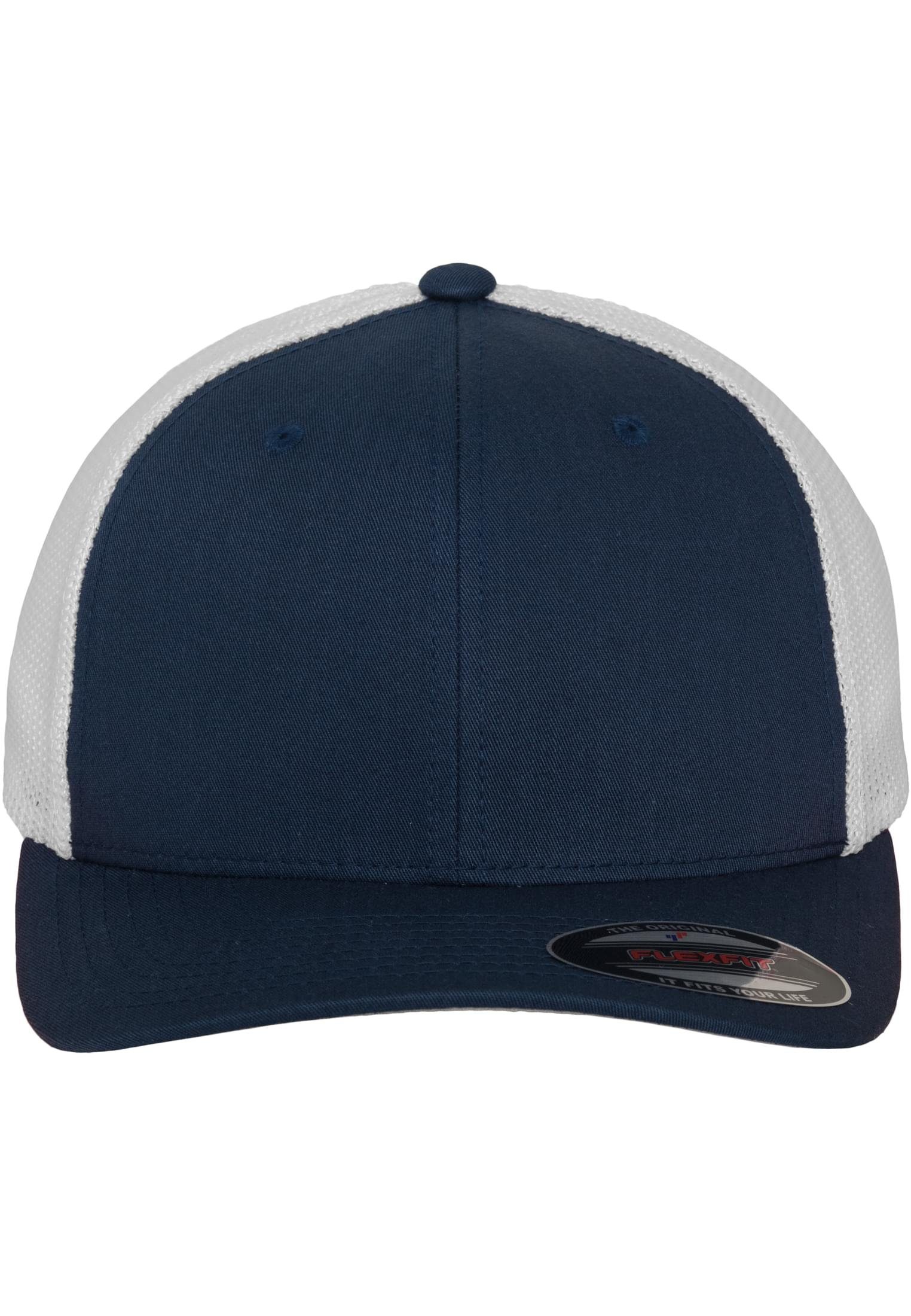 Flexfit Flex Cap Accessoires Flexfit Mesh Trucker 2-Tone, Silberne  Schirmunterseite 8 Stickreihen auf dem Schirm