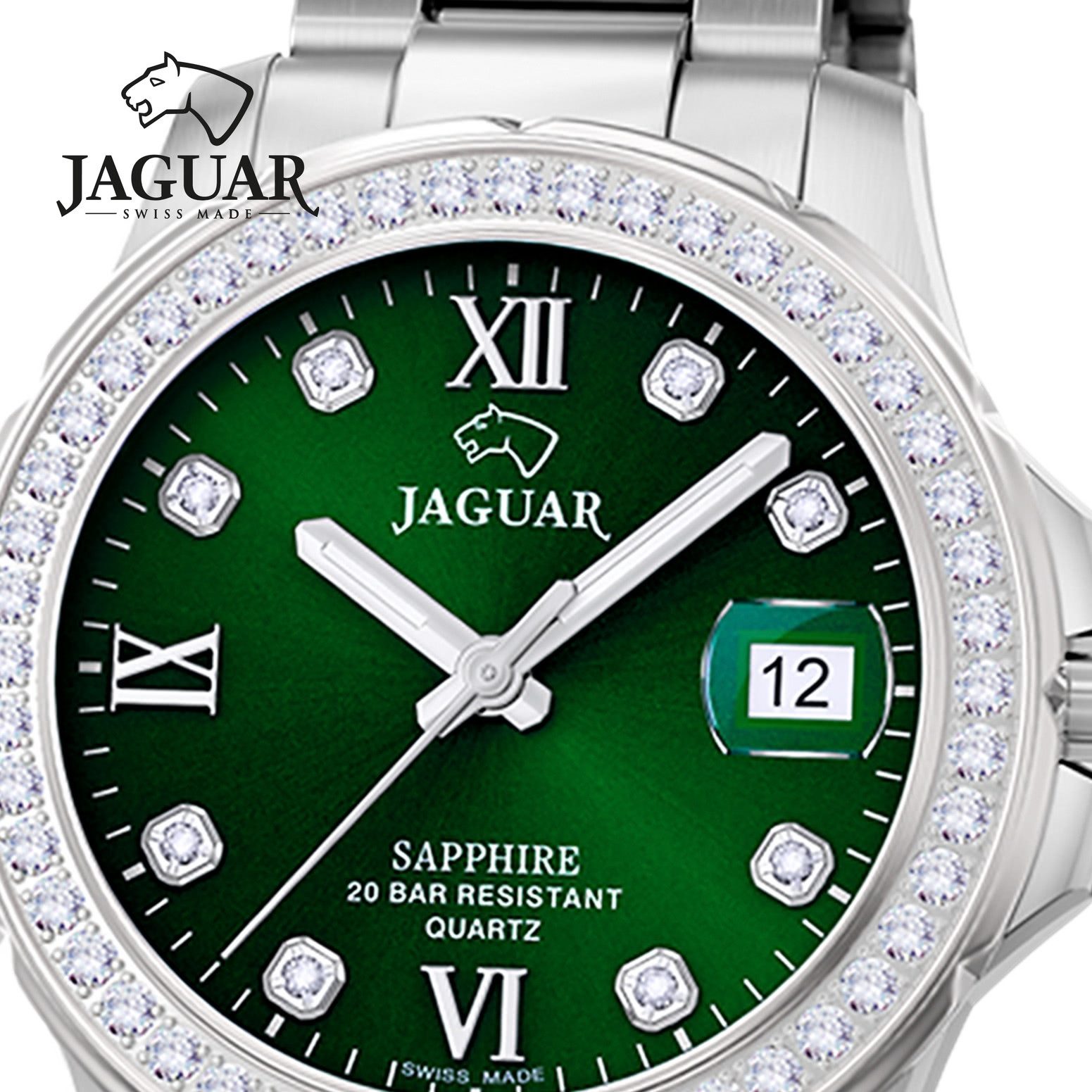 JAGUAR Quarzuhr Jaguar Damenuhr Edelstahl silber günstig online kaufen