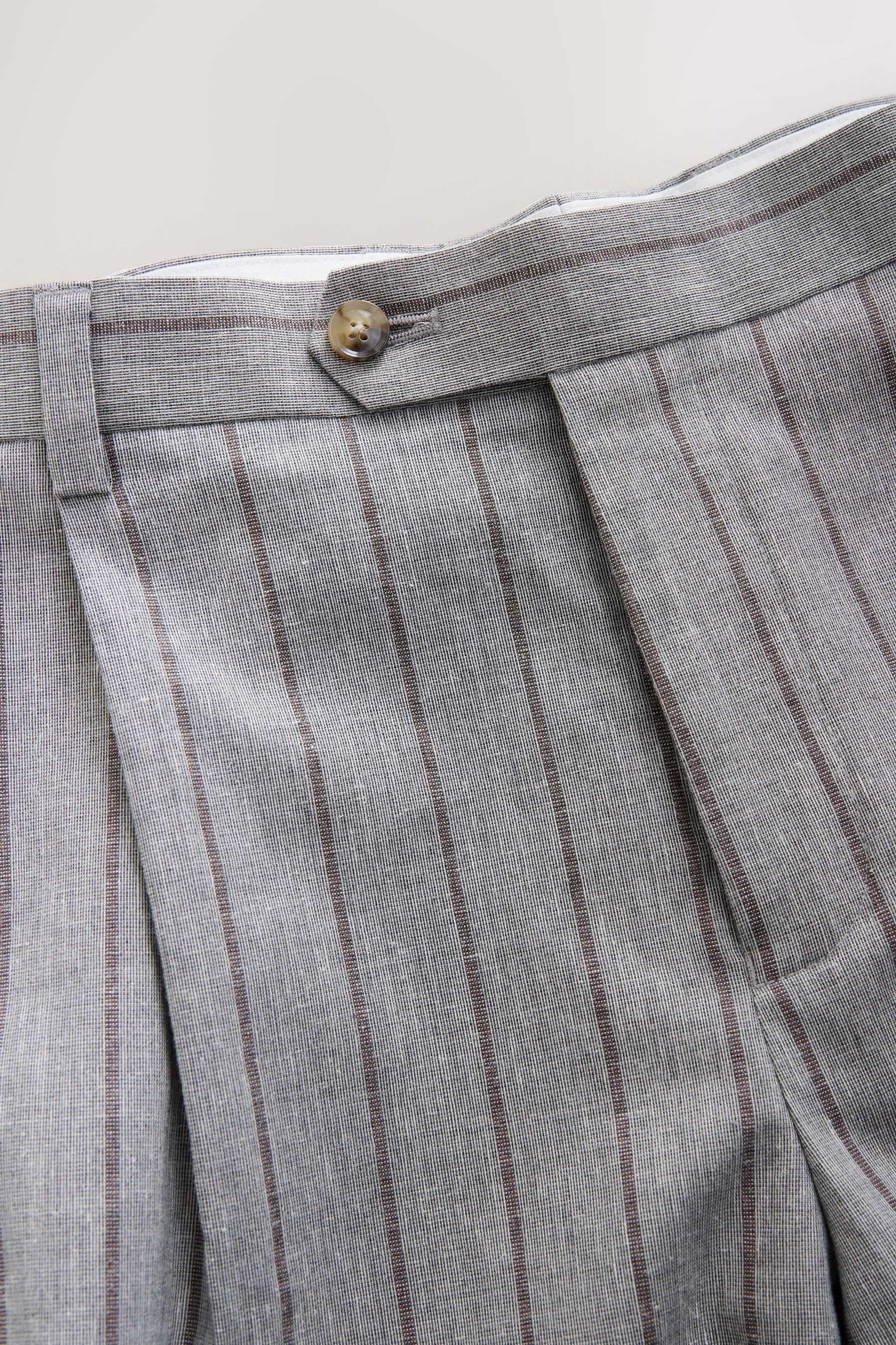 Next Anzughose N. Premium Tailored Fit Anzughose mit Streifen (1-tlg)