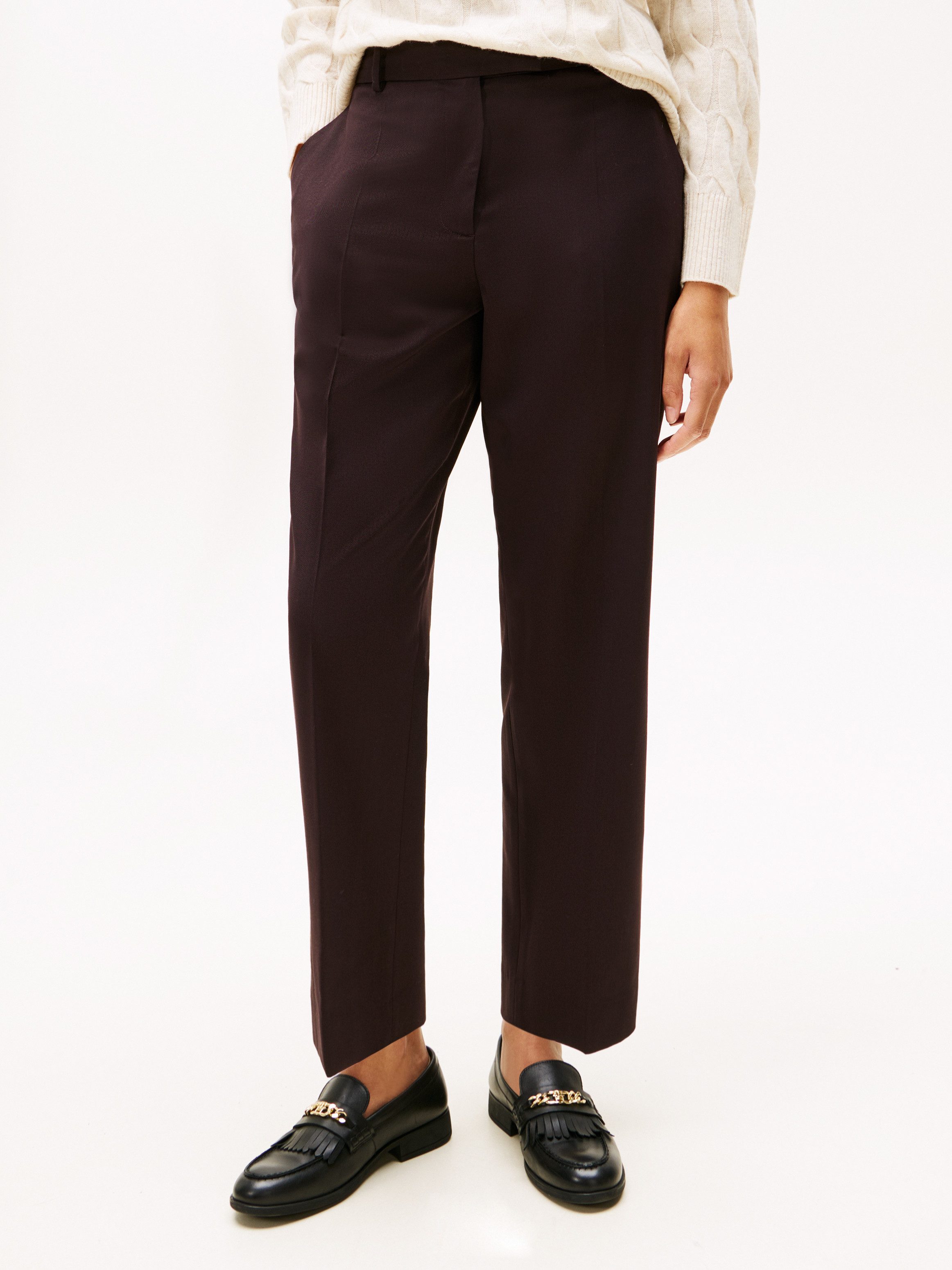 Tommy Hilfiger Anzughose TIMELESS WOOL SLIM STRT PANT mit Wolle günstig online kaufen